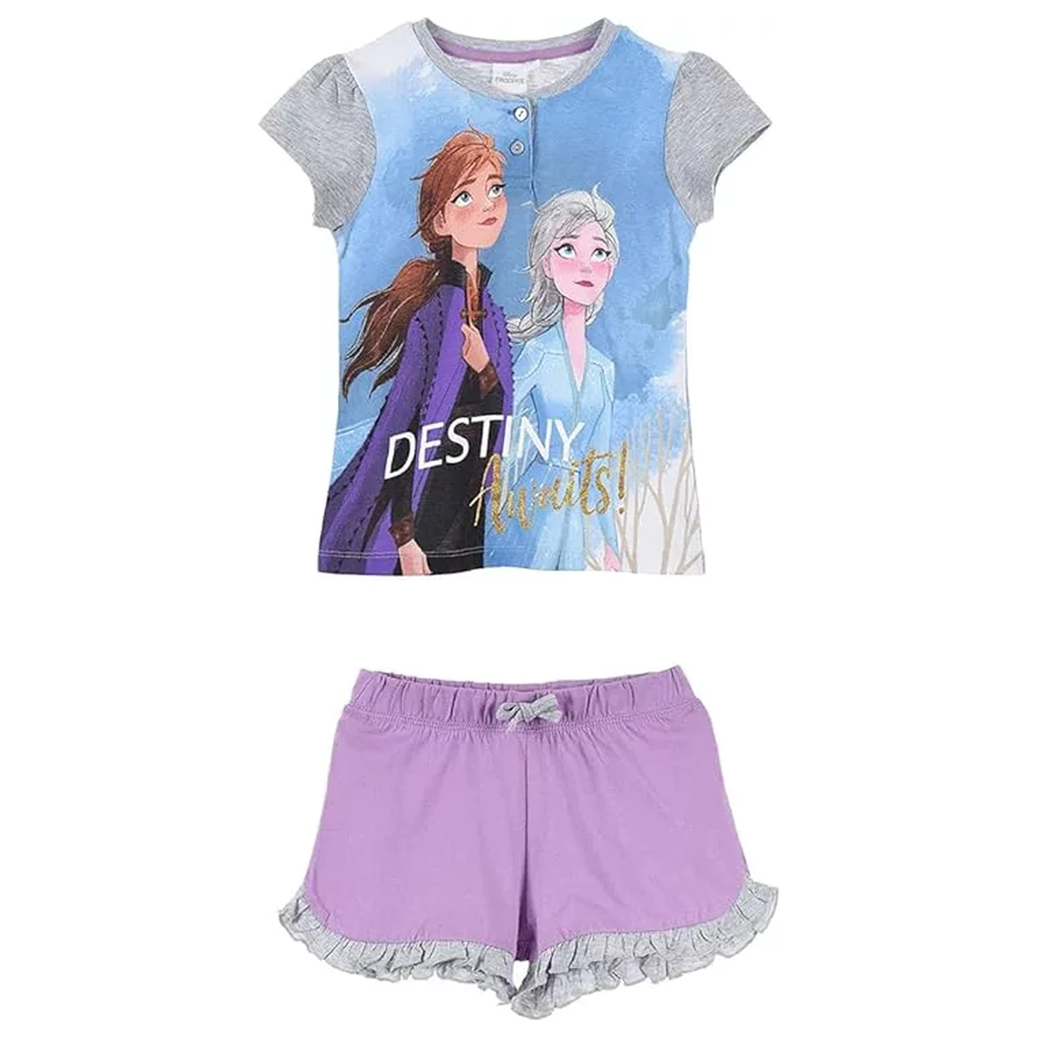 Disney Regatul de gheață Destiny Awaits pijamale scurte copii în cutie cadou poza produsului