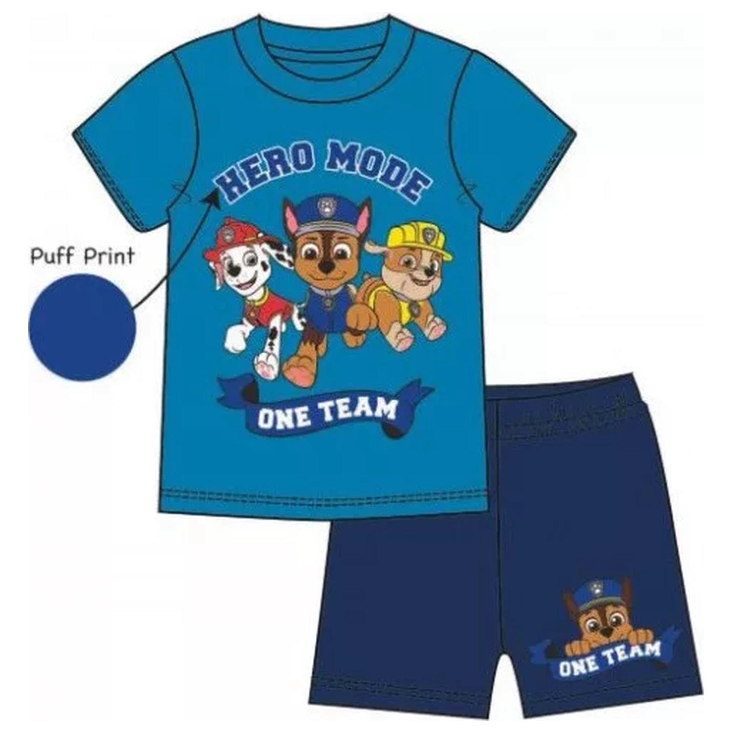 PAW Patrol Hero Mode pijama scurtă copii poza produsului