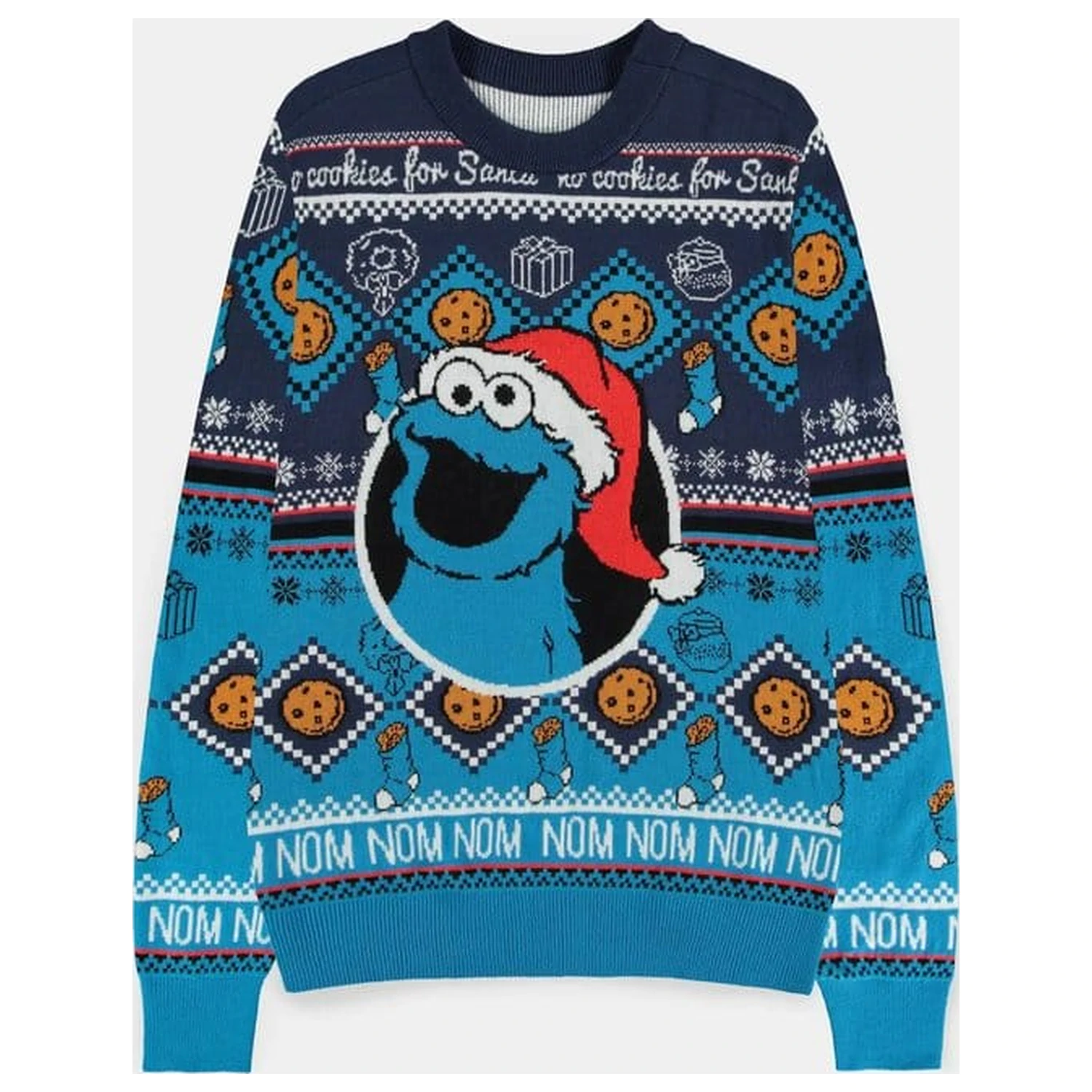 Sesame Street pulover de Crăciun Cookie Monster poza produsului