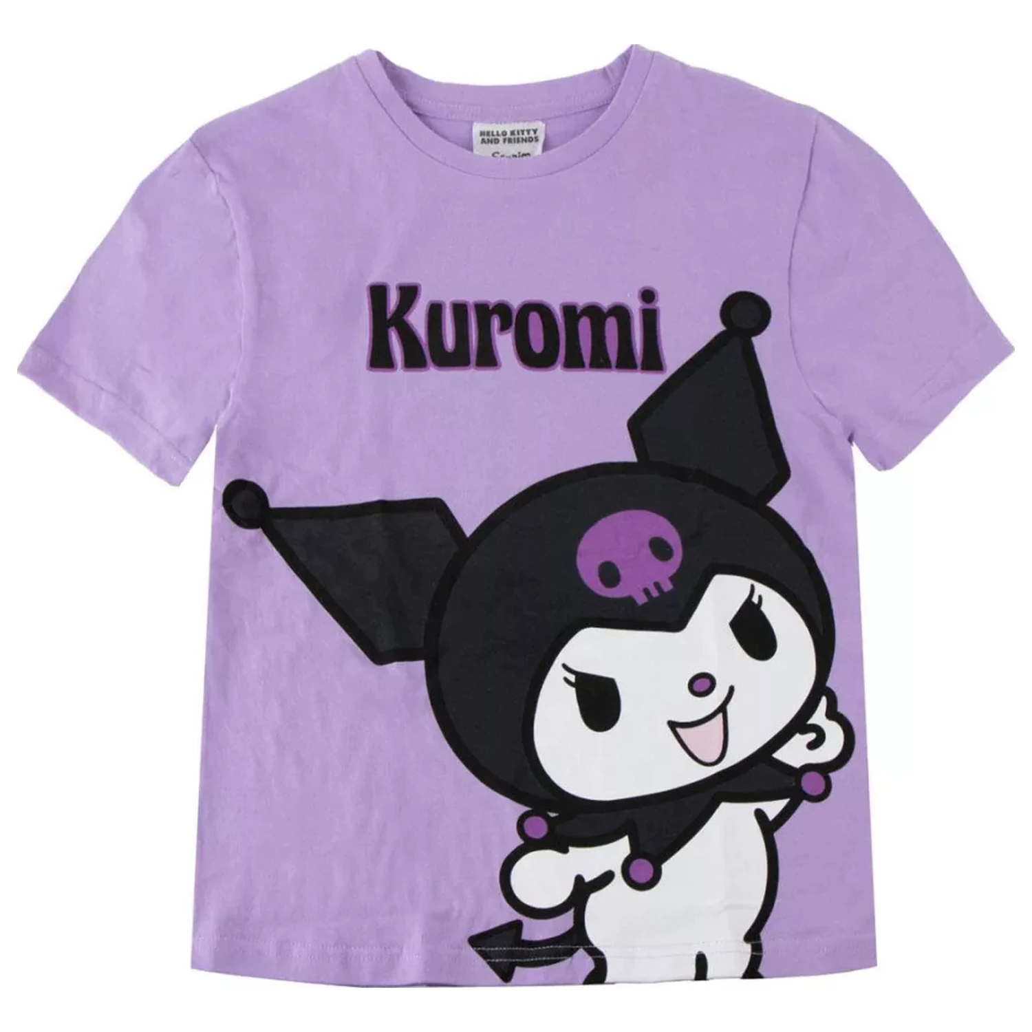 Hello Kitty Kuromi Purple tricou cu mânecă scurtă pentru copii, top poza produsului