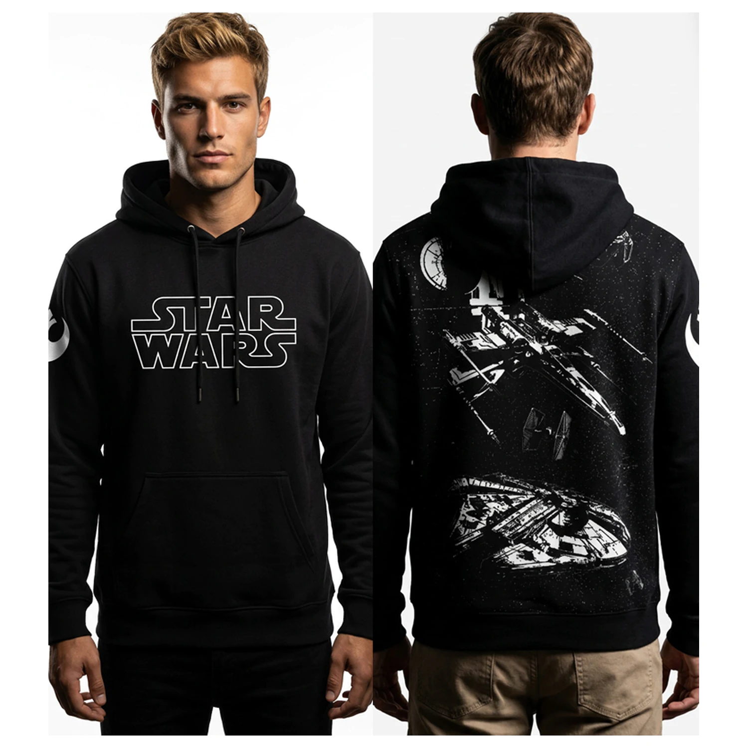 Hanorac cu glugă Star Wars Spaceships Universe Anniversary poza produsului