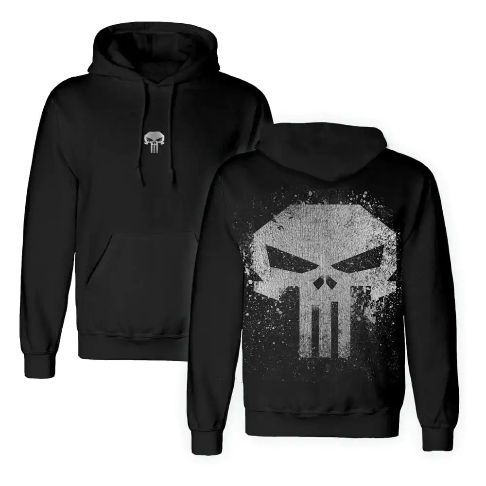 Hanorac Punisher cu Glugă Skull cu Metallic Ink poza produsului