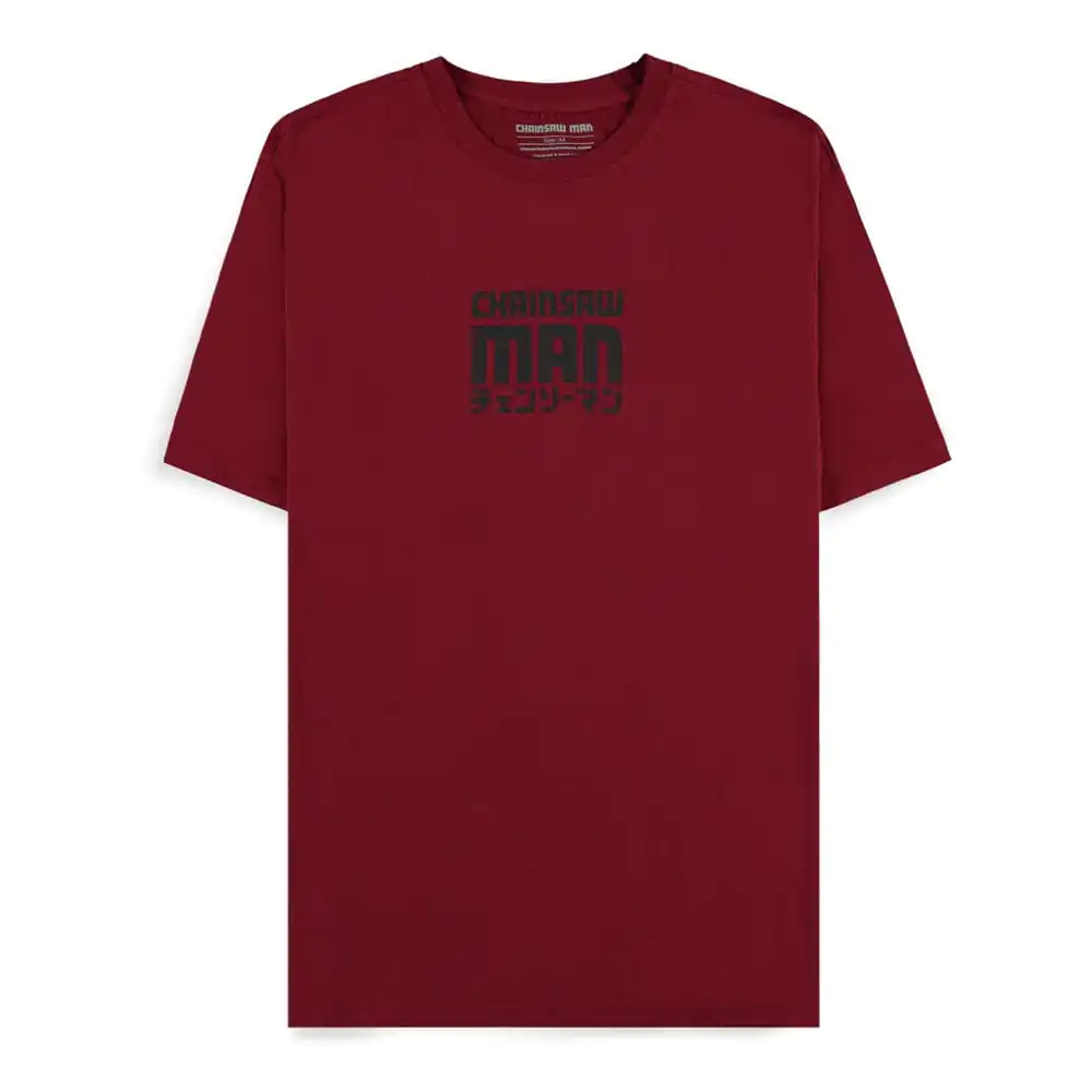 Chainsaw Man Tricou Smile Bordeaux poza produsului