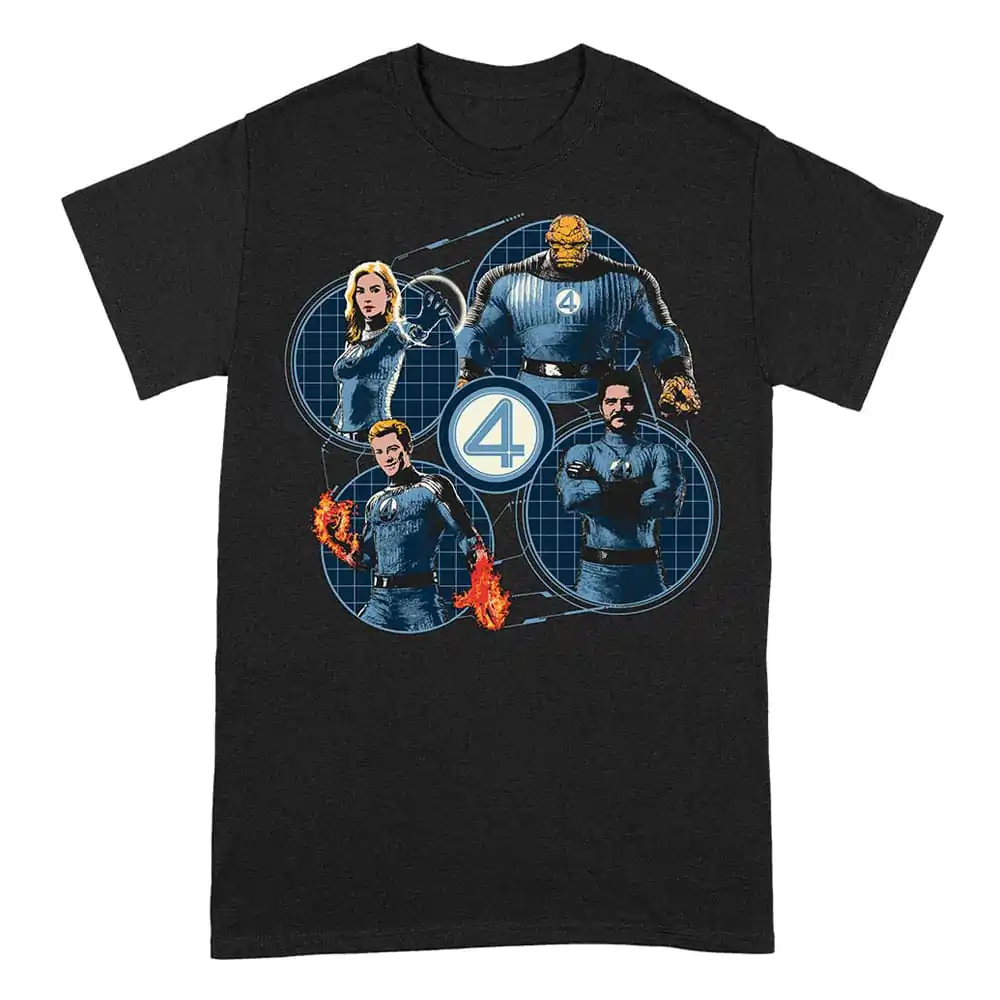 Fantastic Four tricou Group Grid Circle poza produsului