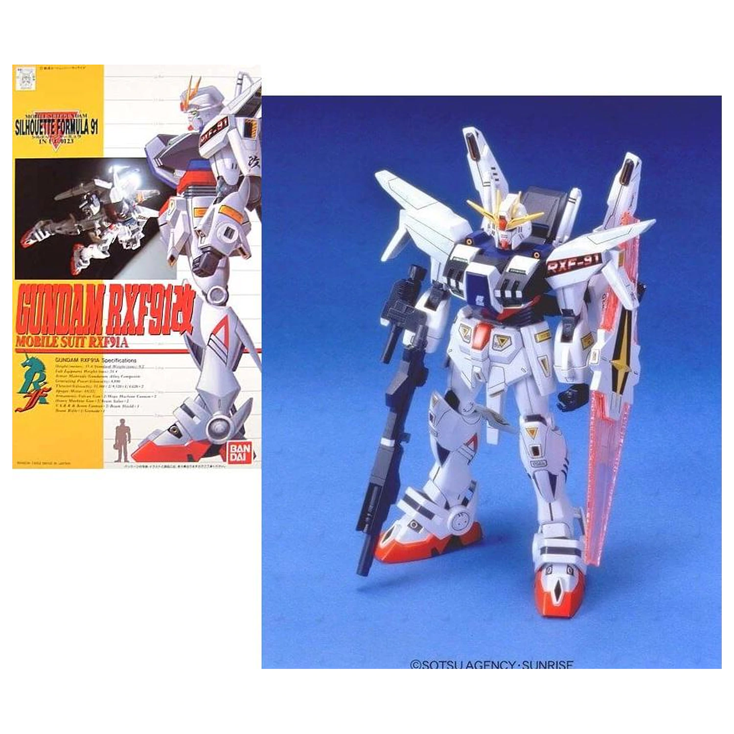 Kit model 1/100 Gundam RXF-91-Kai poza produsului