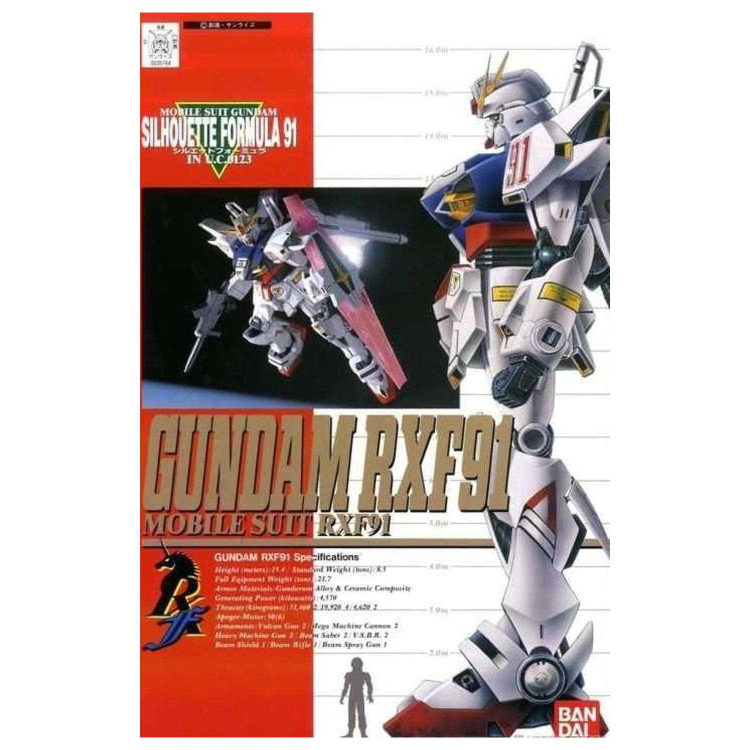 Kit model 1/100 Gundam RXF91 poza produsului