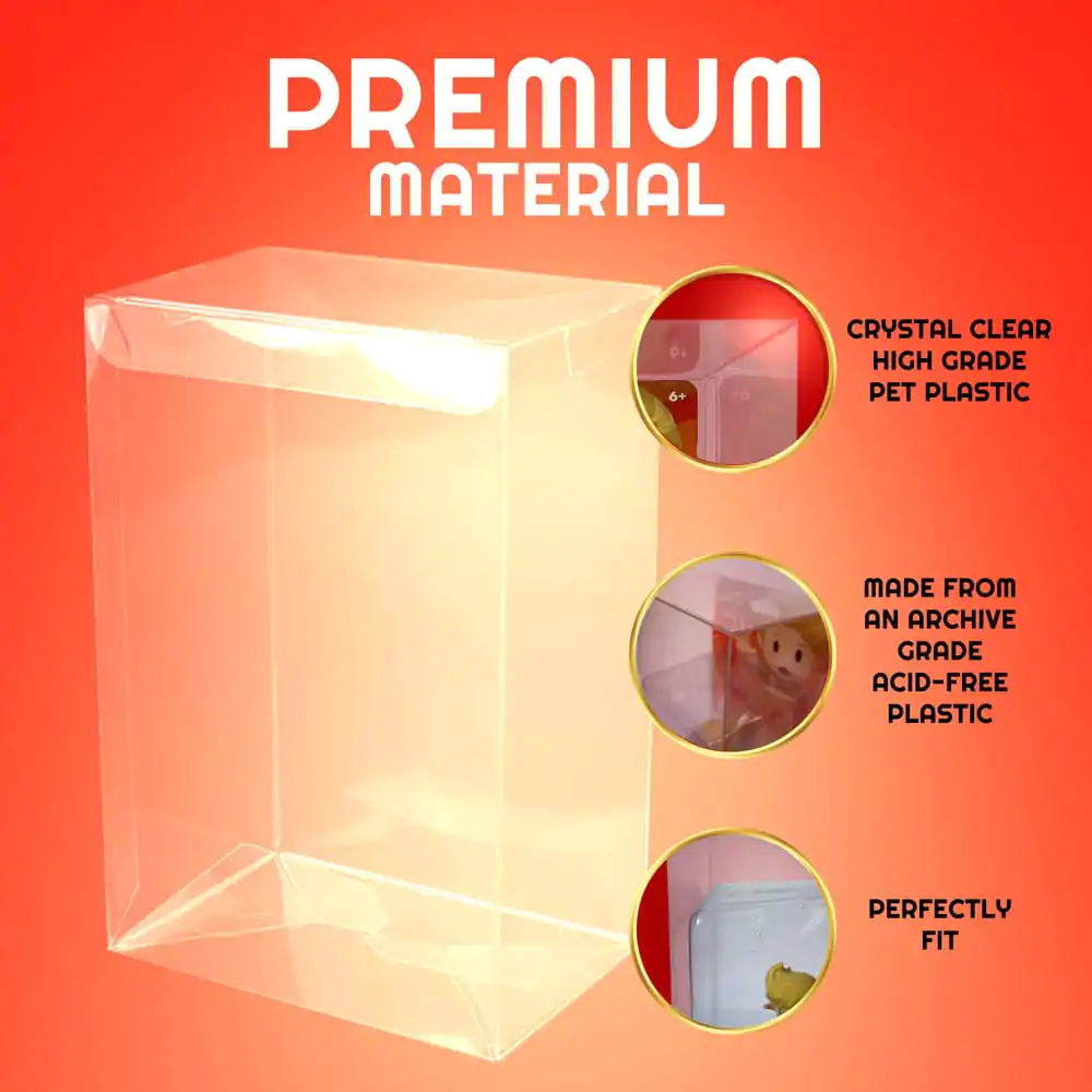 PET Protectors pachet de 10 pentru figurine Amiibo poza produsului