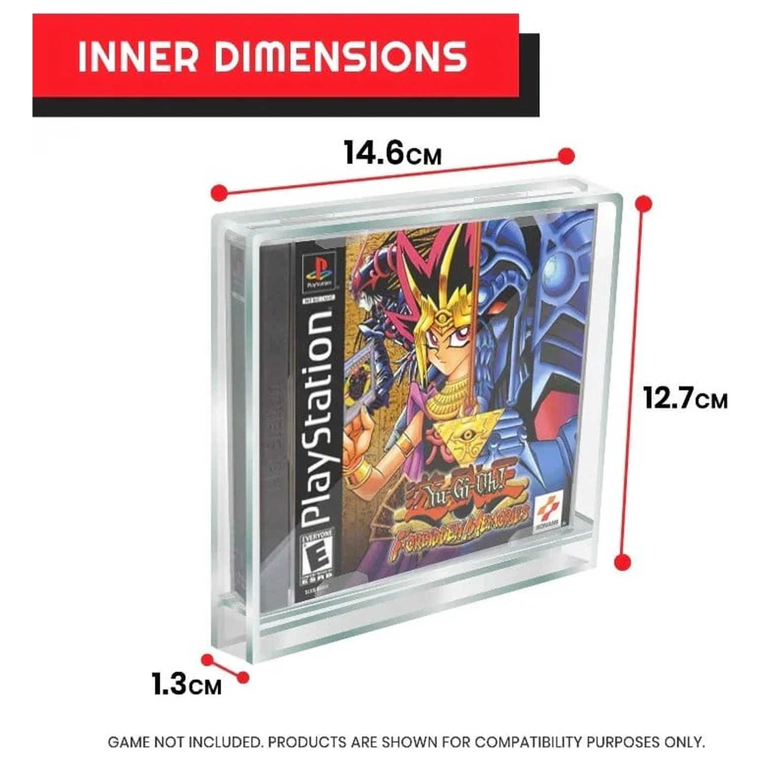 Carcasa acrilica 2-Pack pentru PlayStation 1 poza produsului