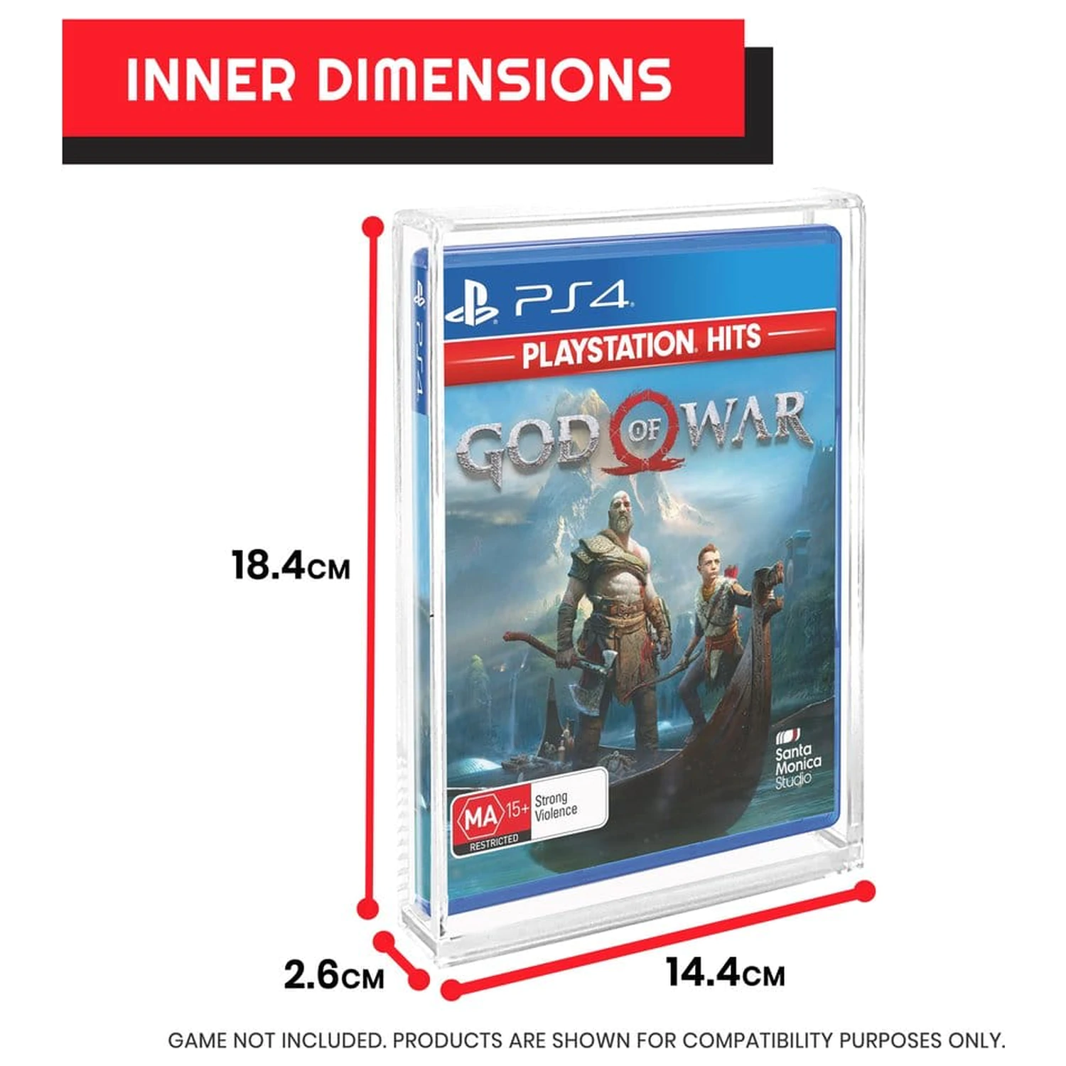 Carcasa acrilica 2-Pack pentru PS3/PS4/Blu-Ray/XBOX One poza produsului