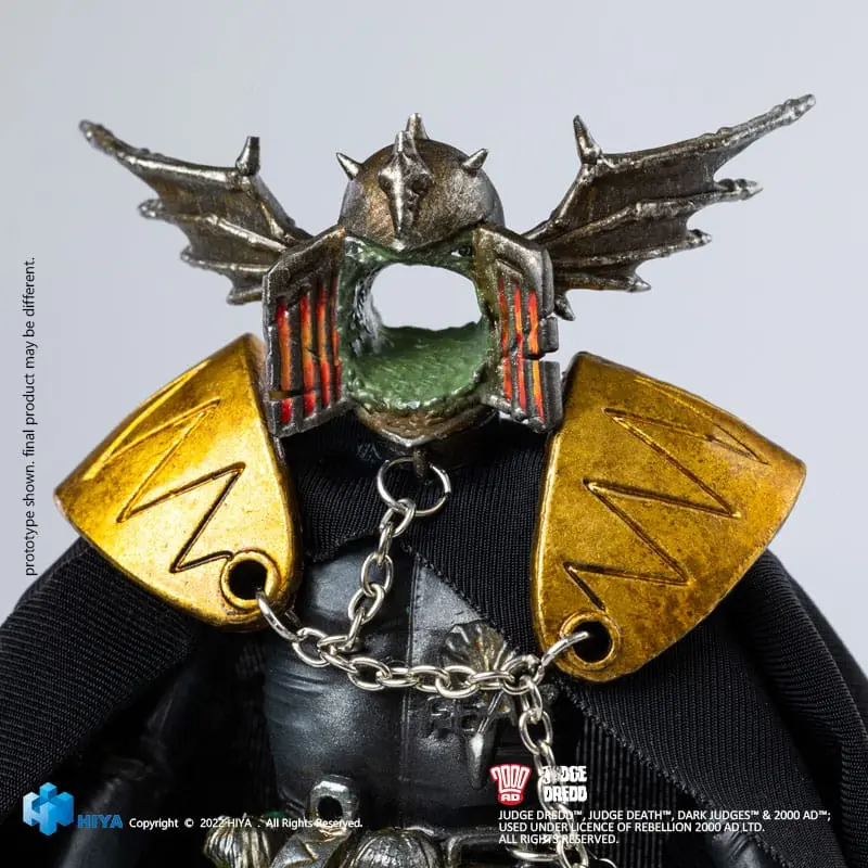 2000 AD Figurina mini de acțiune Exquisite 1/18 Judge Dredd Gaze Into The Fist of Dredd 10 cm poza produsului