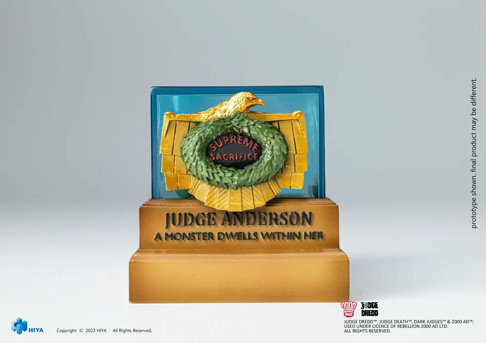 Figurină mini de acțiune 2000 AD Exquisite 1/18 Judecător Dredd Judecător Anderson Sala Eroilor 10 cm poza produsului