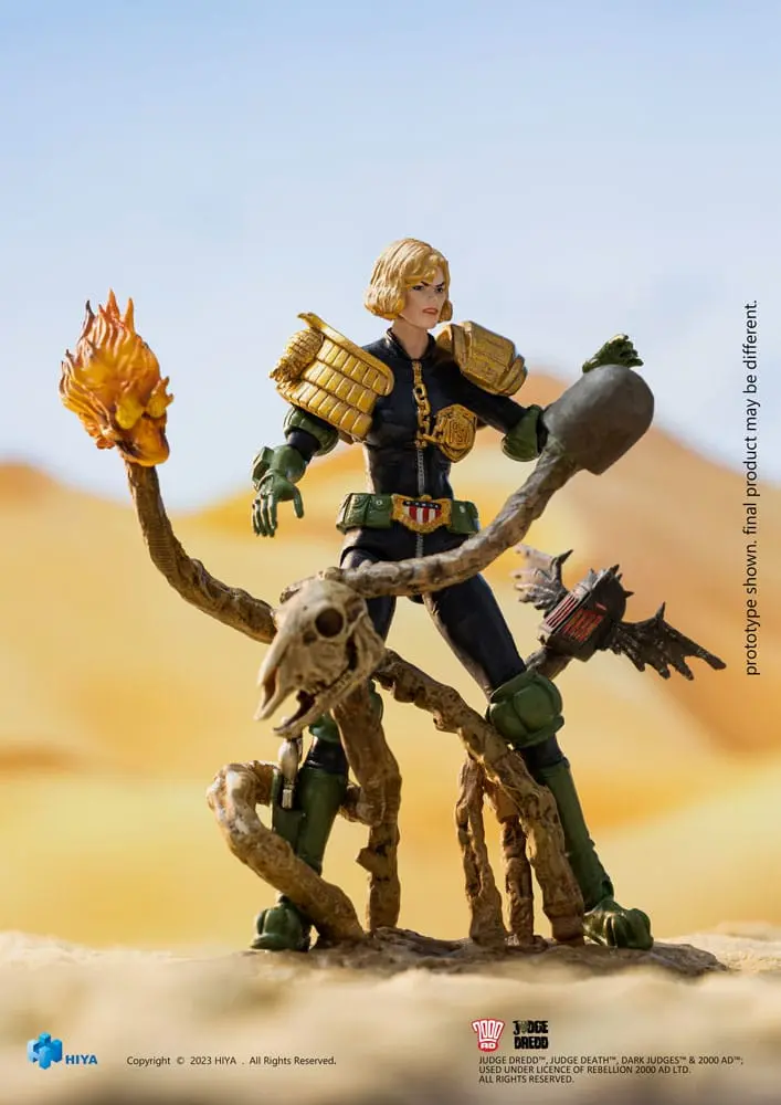 2000 AD Figurina Mini Exquisită de Acțiune 1/18 Judge Dredd Judge Anderson VS The Dark Judges 10 cm poza produsului