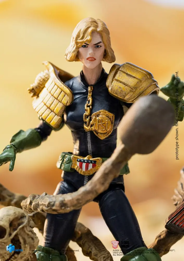 2000 AD Figurina Mini Exquisită de Acțiune 1/18 Judge Dredd Judge Anderson VS The Dark Judges 10 cm poza produsului