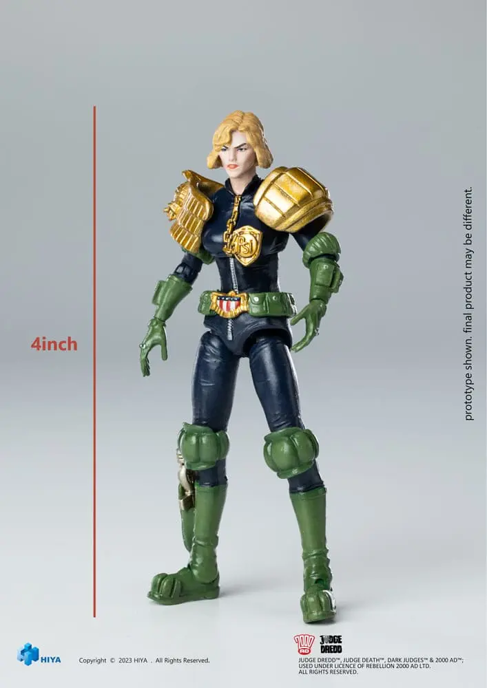 2000 AD Figurina Mini Exquisită de Acțiune 1/18 Judge Dredd Judge Anderson VS The Dark Judges 10 cm poza produsului