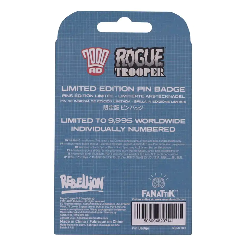 2000 AD Pin Badge Rogue Trooper GI editie limitata poza produsului