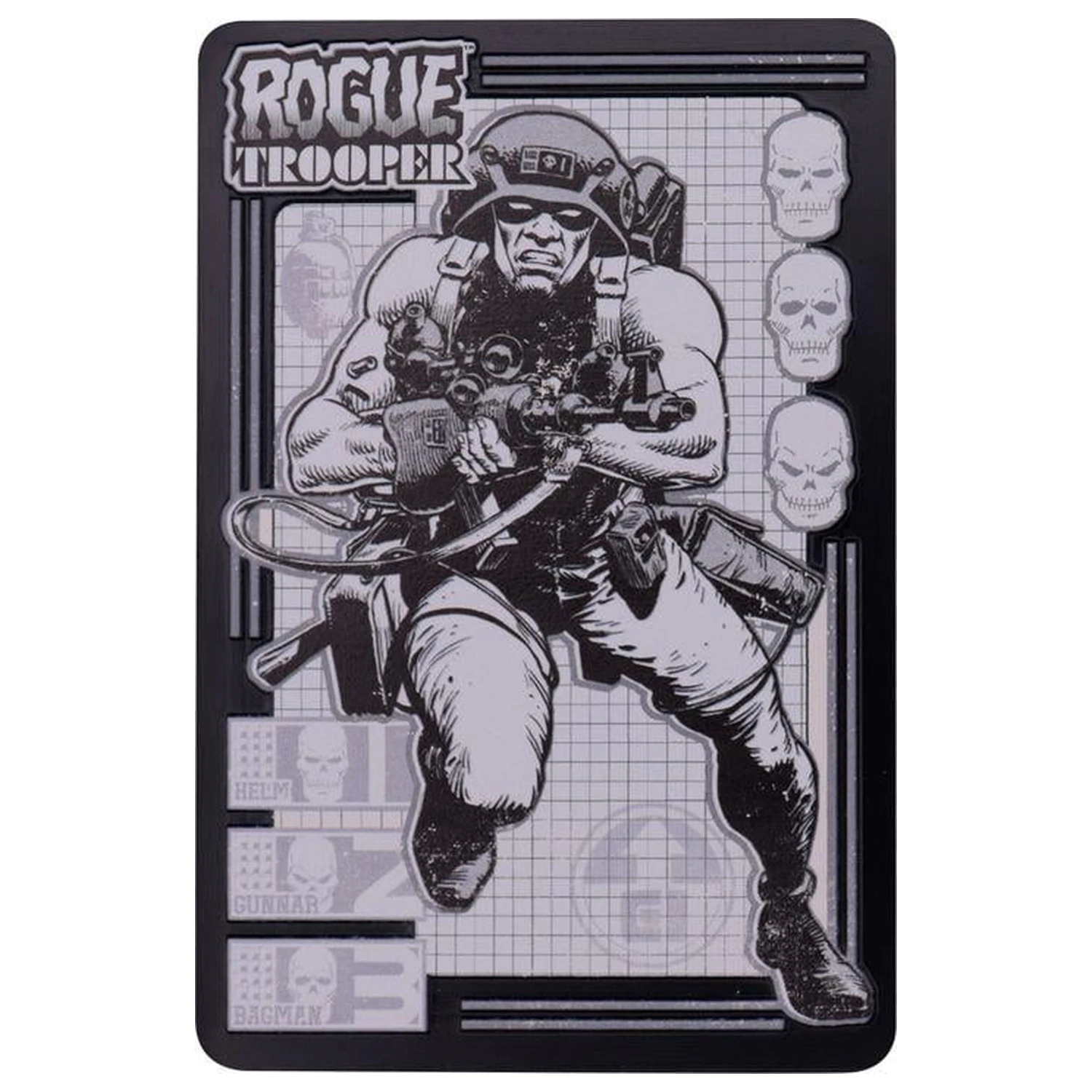 2000 AD Rogue Trooper Ingot editie limitata poza produsului