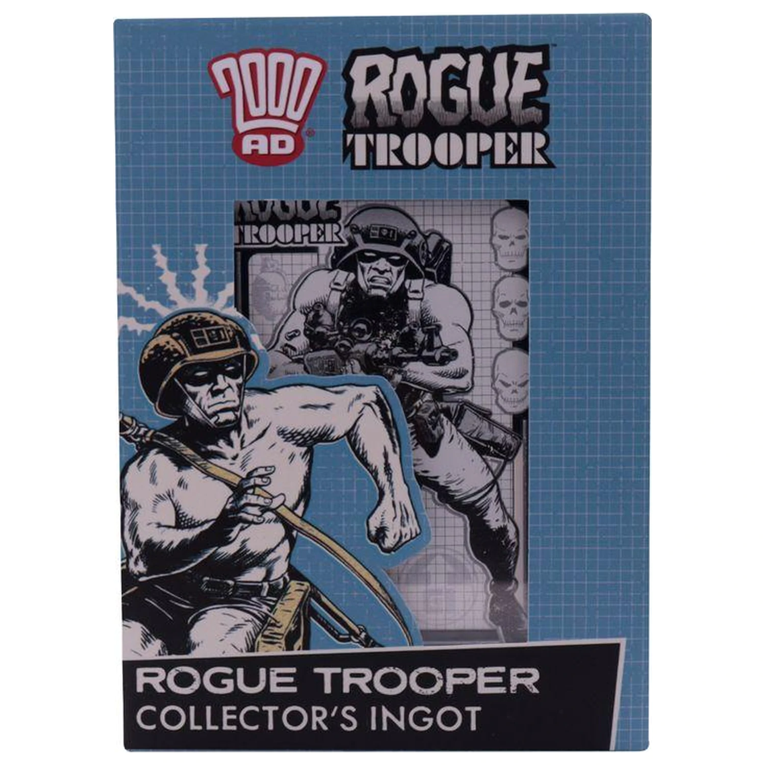 2000 AD Rogue Trooper Ingot editie limitata poza produsului