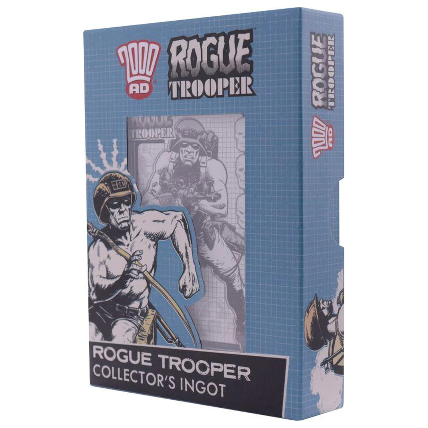 2000 AD Rogue Trooper Ingot editie limitata poza produsului