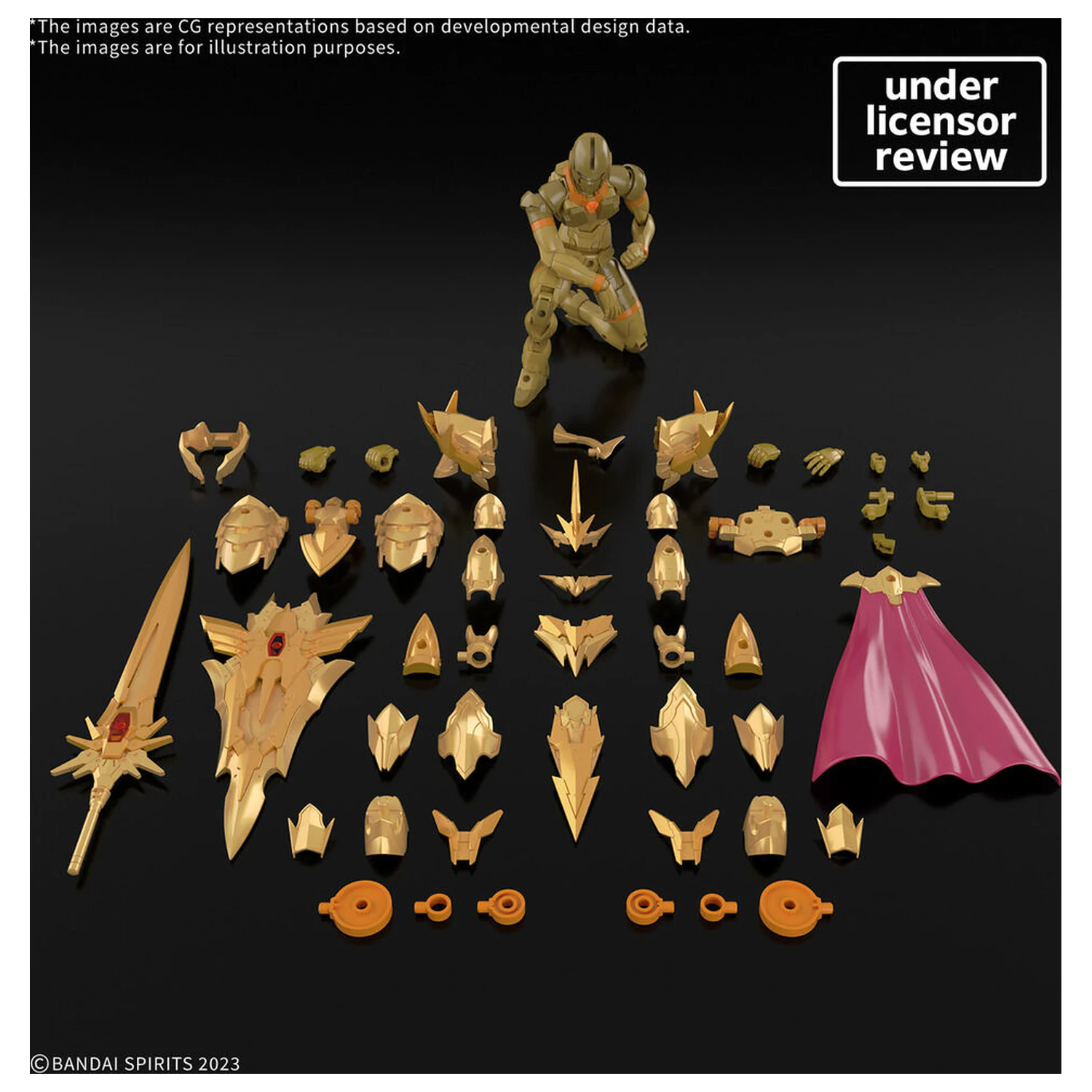 30 Minutes Fantasy Superior Arch Knight kit model poza produsului
