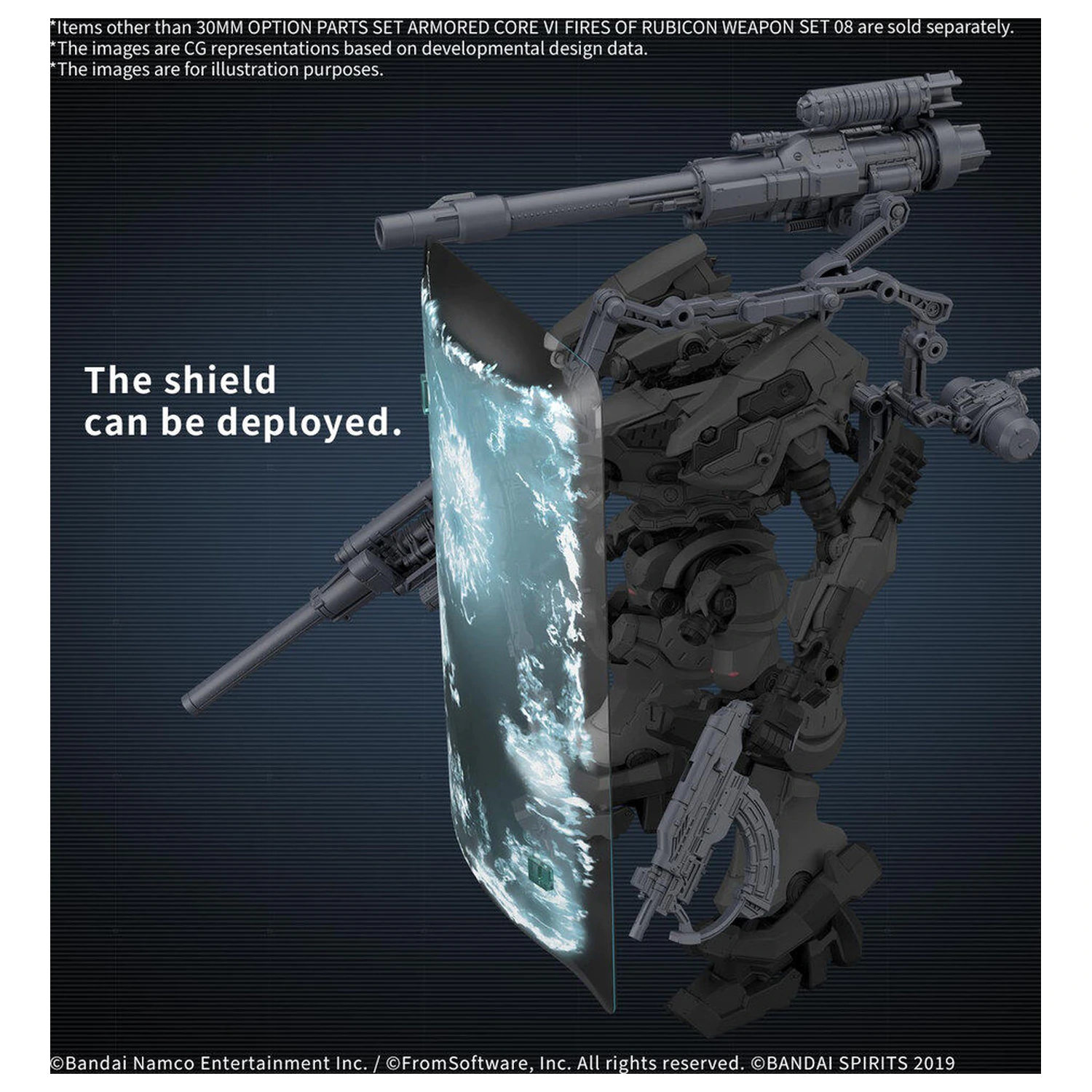 30 Minutes Missions Option Parts Set Armored Core VI Weapon Set 08 poza produsului