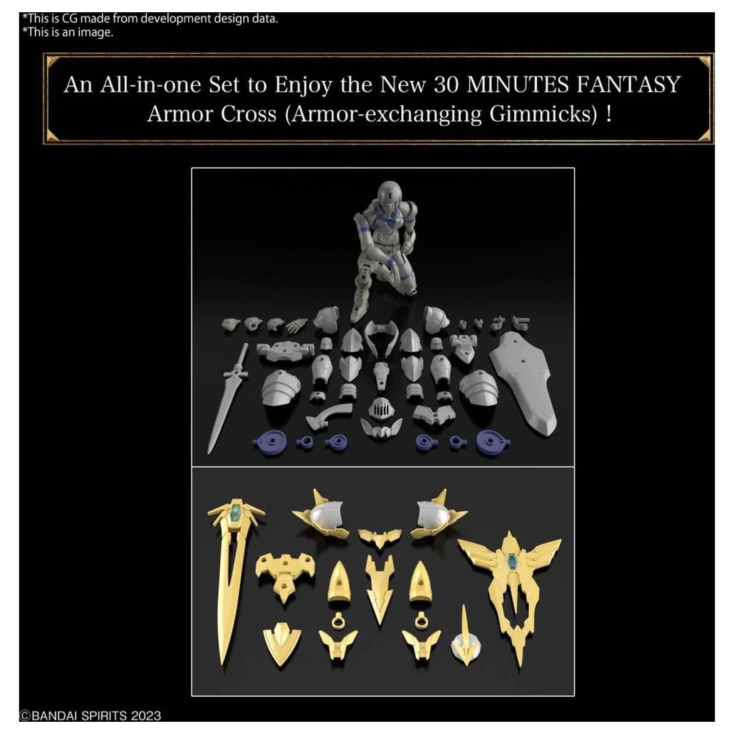 30MF Liber Holy Knight Kit de model poza produsului