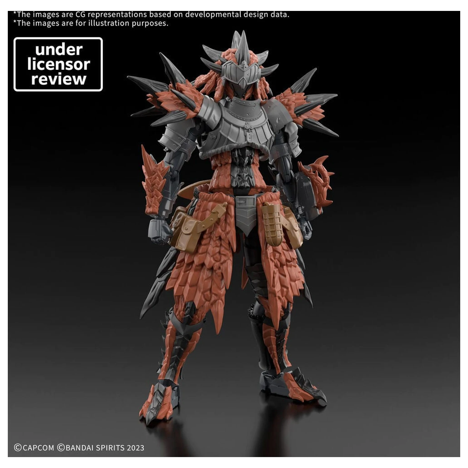 30MF Monster Hunter Wilds Rathalos Echipament Set Accesorii Seria Rathalos 30 Minutes Fantasy poza produsului