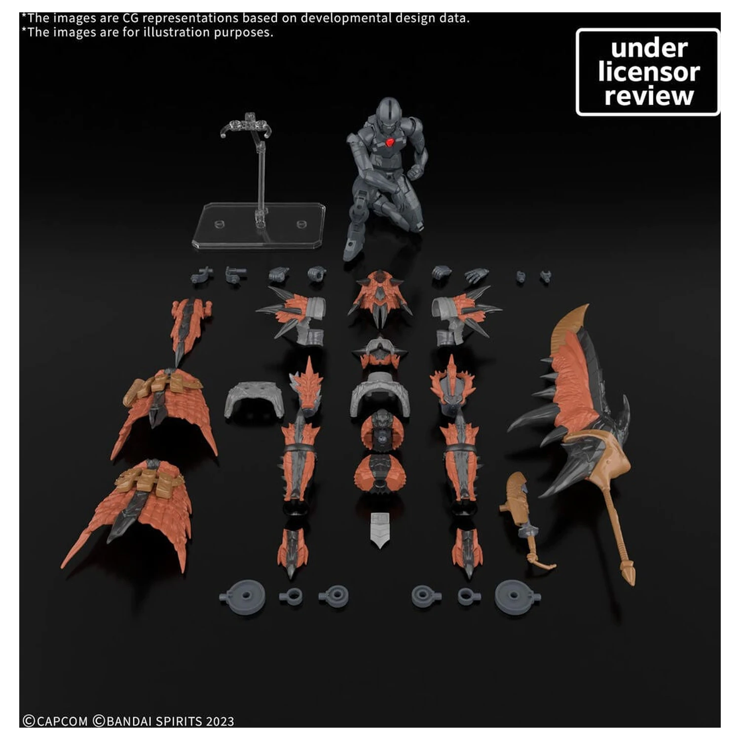 30MF Monster Hunter Wilds Rathalos Echipament Set Accesorii Seria Rathalos 30 Minutes Fantasy poza produsului