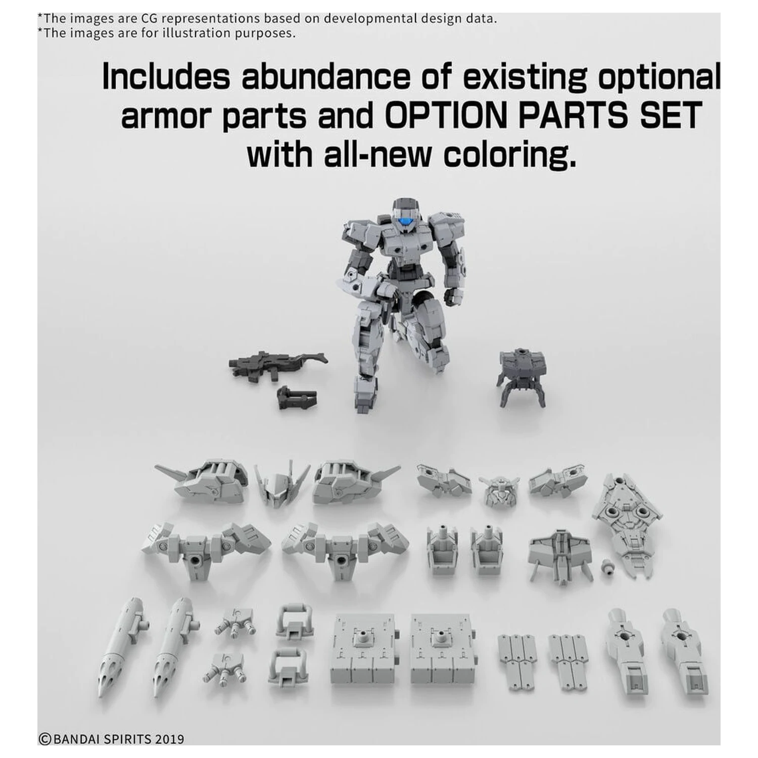 30MM 1/144 eEXM-17RE Alto Refine Kit de model figurina de baza 30 Minutes Missions poza produsului