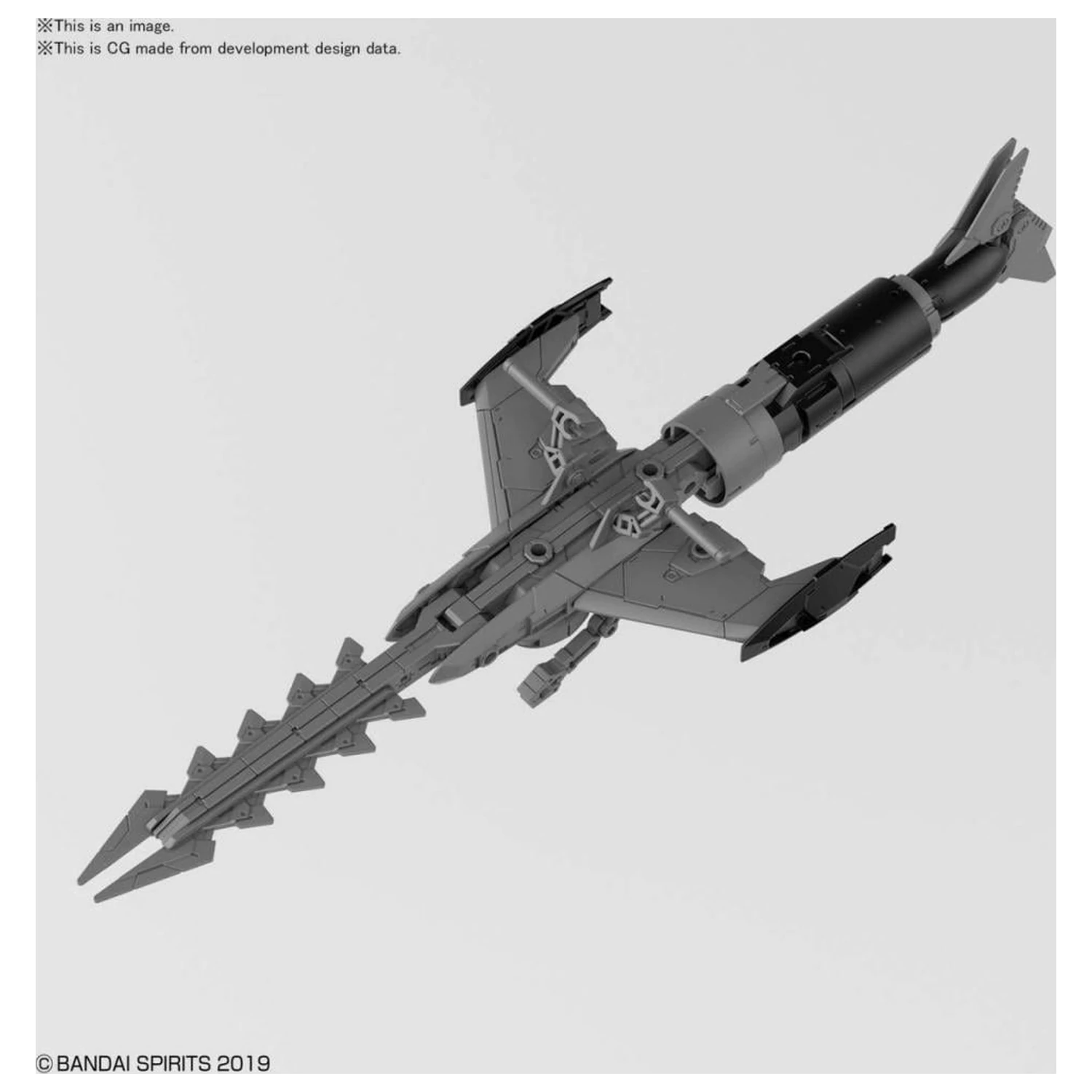 30MM 1/144 Extended Armament Vehicle (Submarine Gray) set de model poza produsului