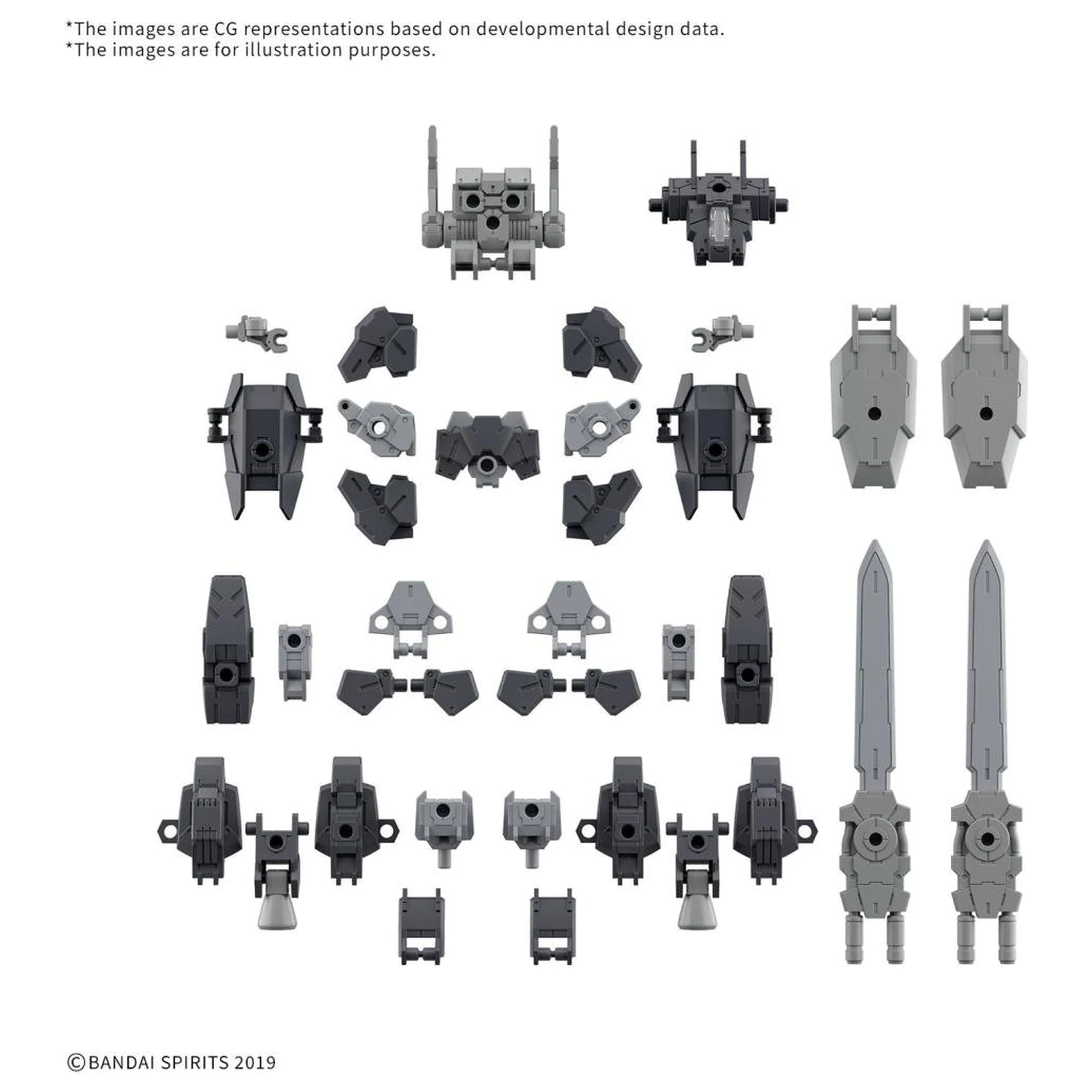30MM 1/144 Set de piese Opționale 20 (Full Armor Unit 1) Kit Model poza produsului