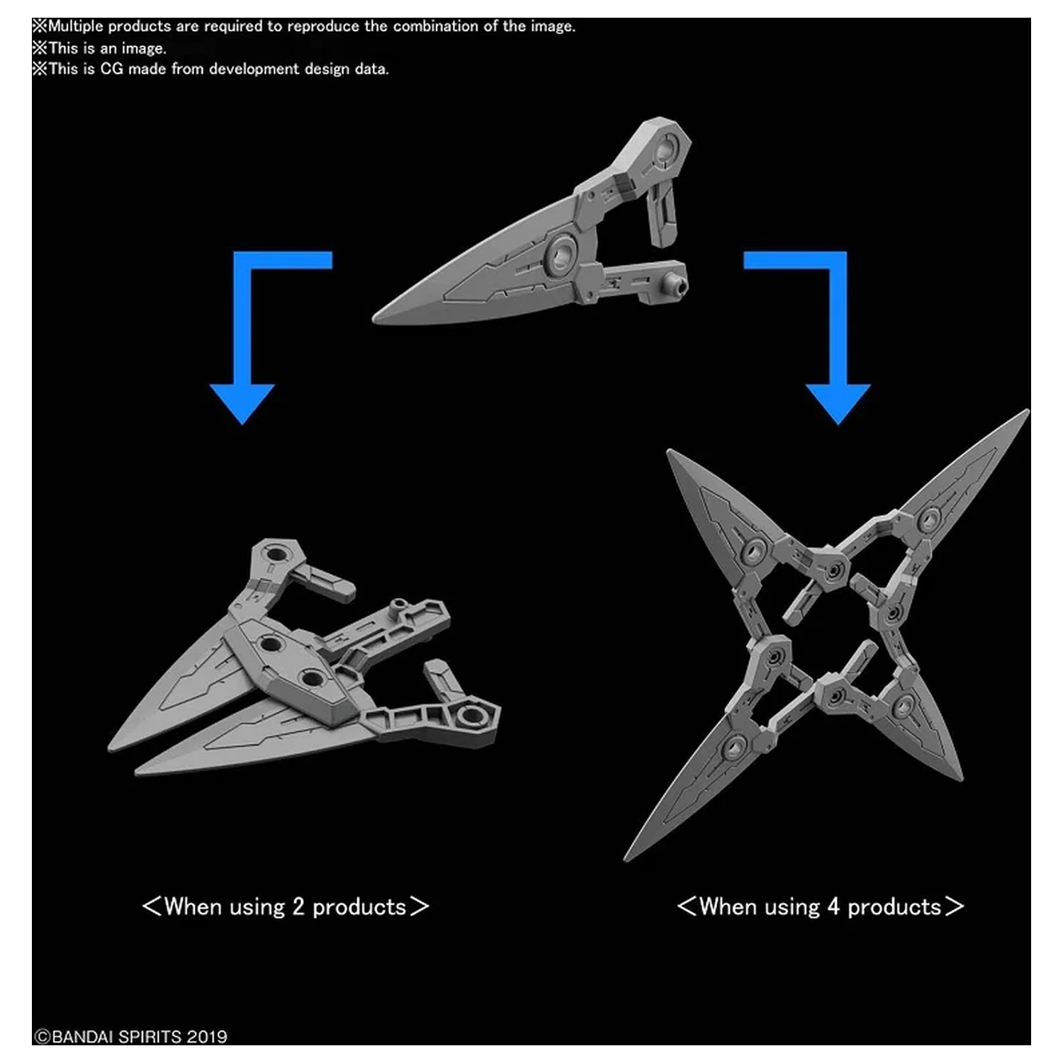 30MM 1/144 Option Weapon 1 for Rabiot Model Kit poza produsului