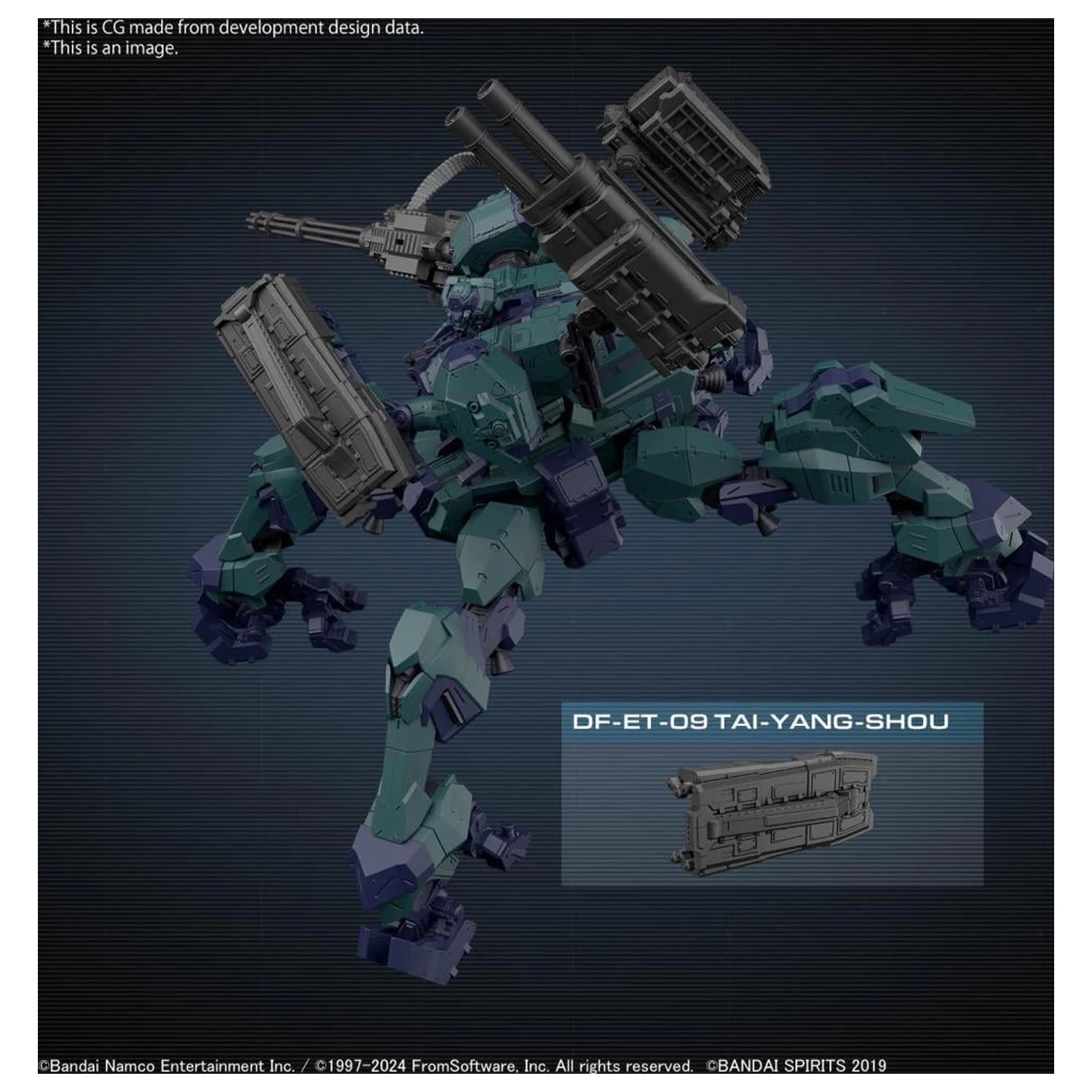 30MM Armored Core VI BD-011 Melander Liger Tail Set de model poza produsului