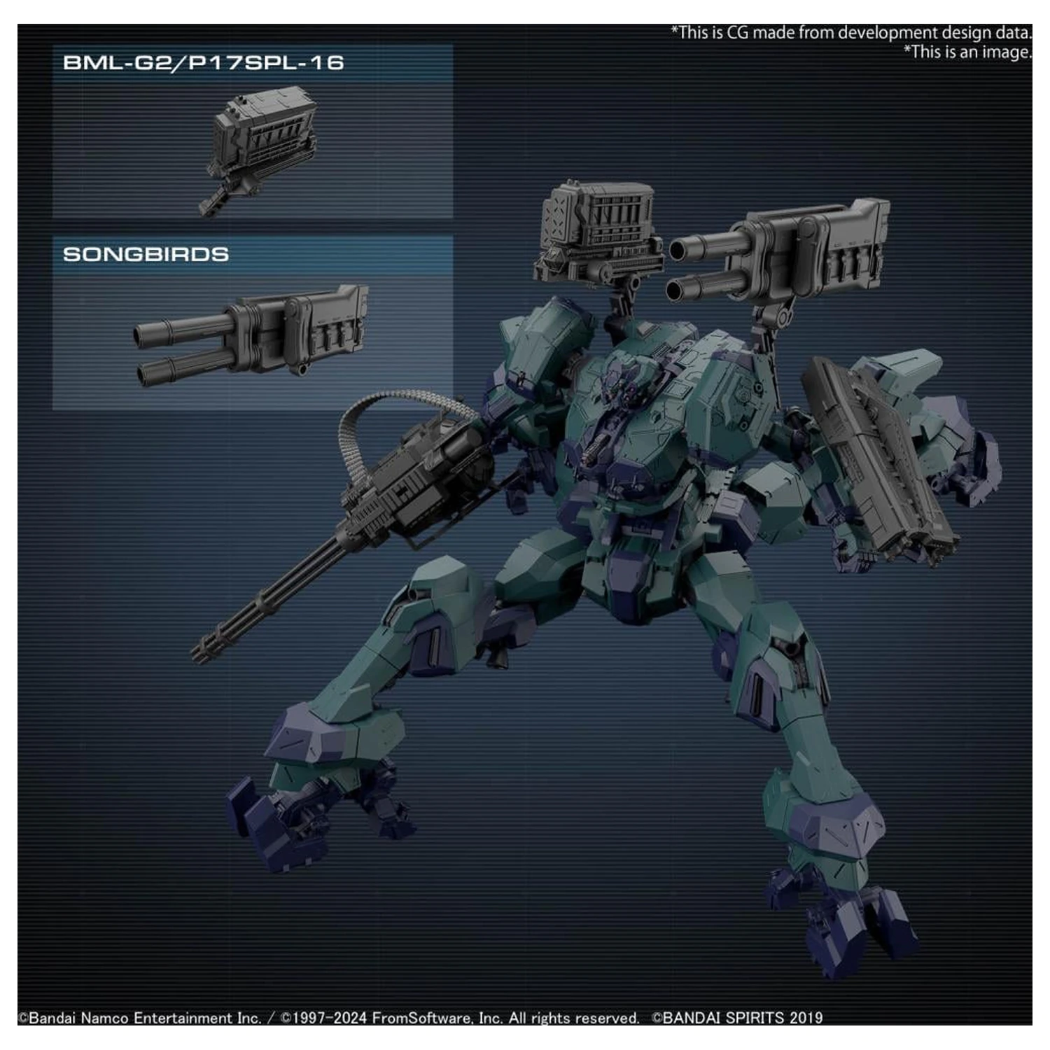 30MM Armored Core VI BD-011 Melander Liger Tail Set de model poza produsului