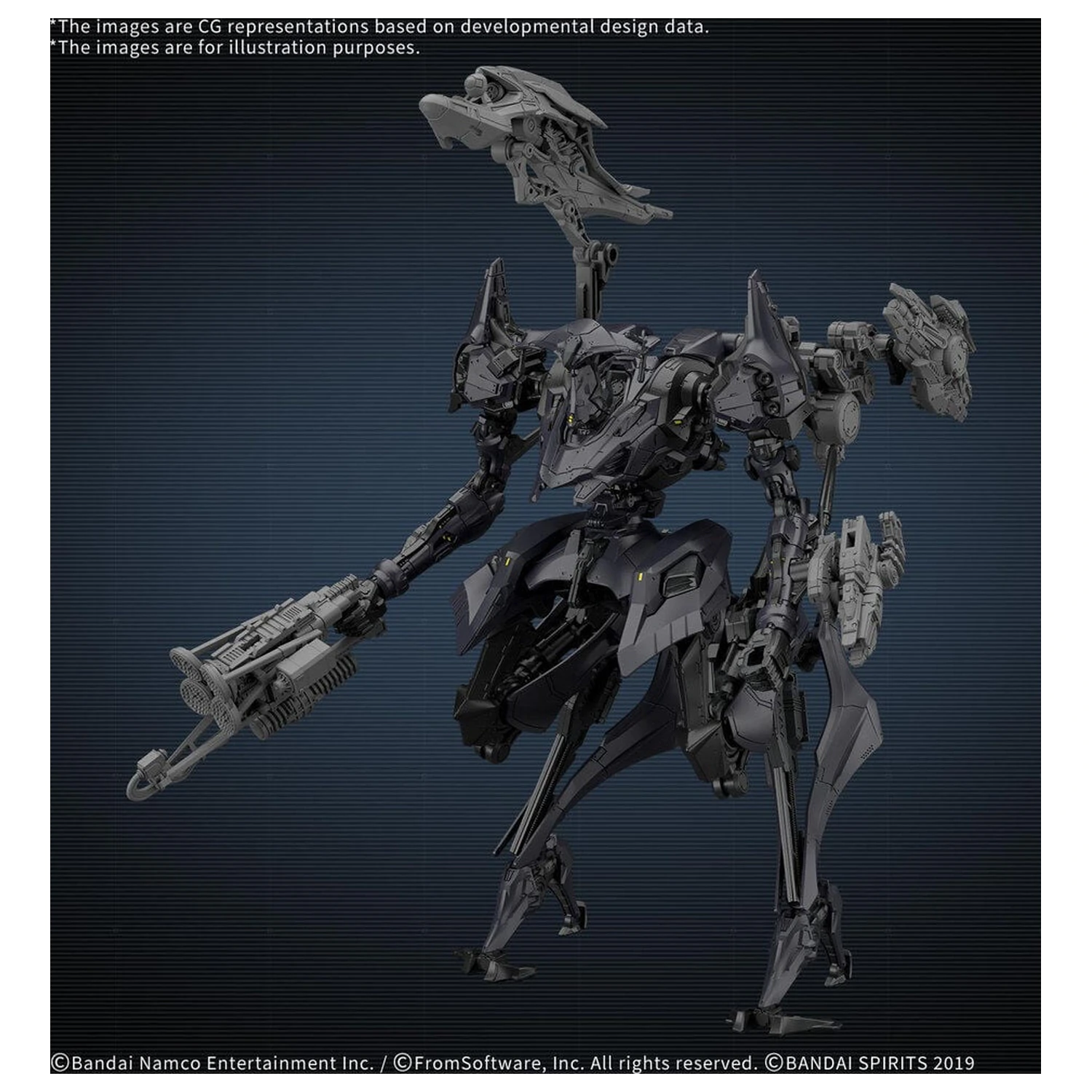 30MM Armored Core VI Fires Of Rubicon Schneider Nachtreiher 40E Dual Nature Kit Model Bază Figura poza produsului