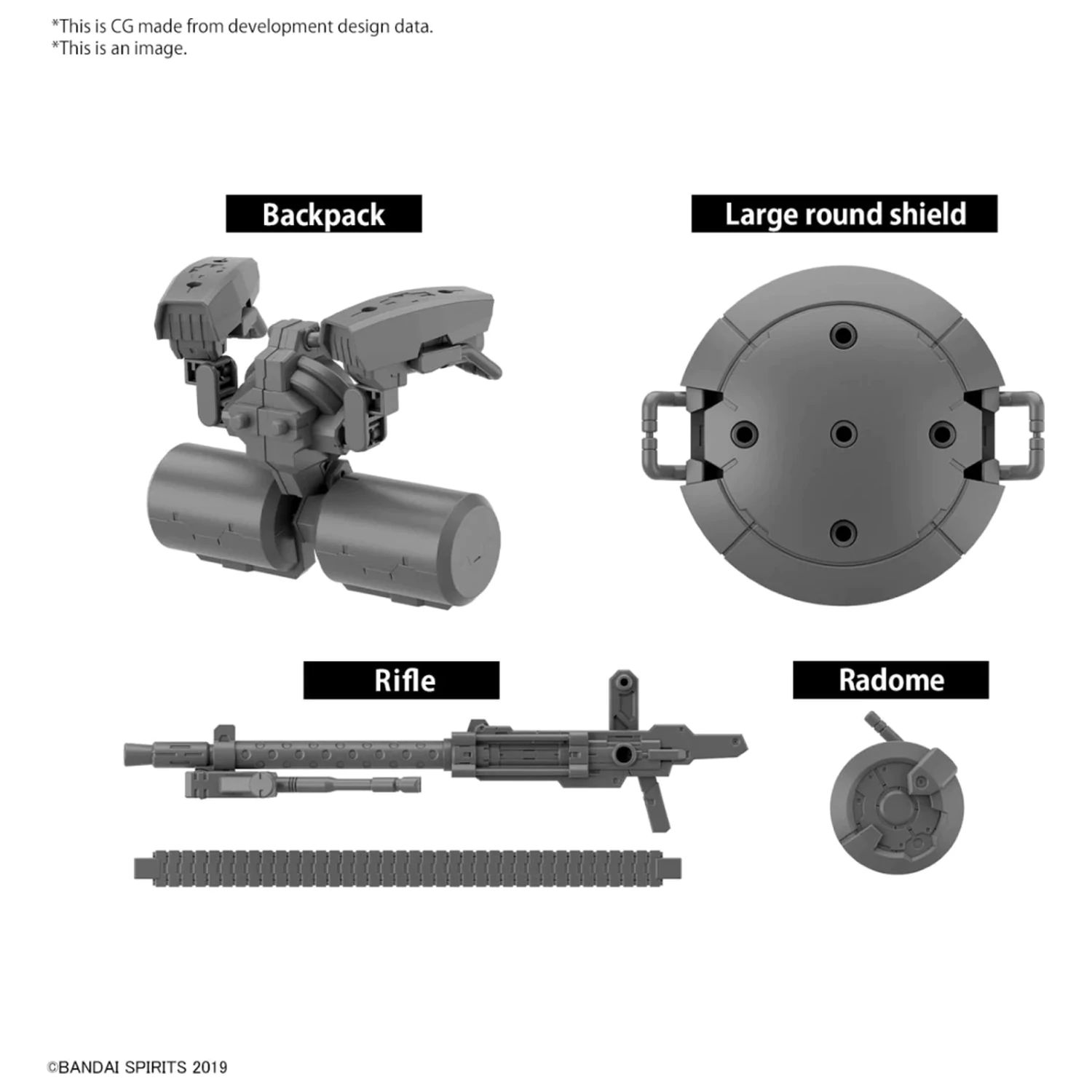 30MM Customize Weapons (Heavy Weapon 2) trusa model poza produsului