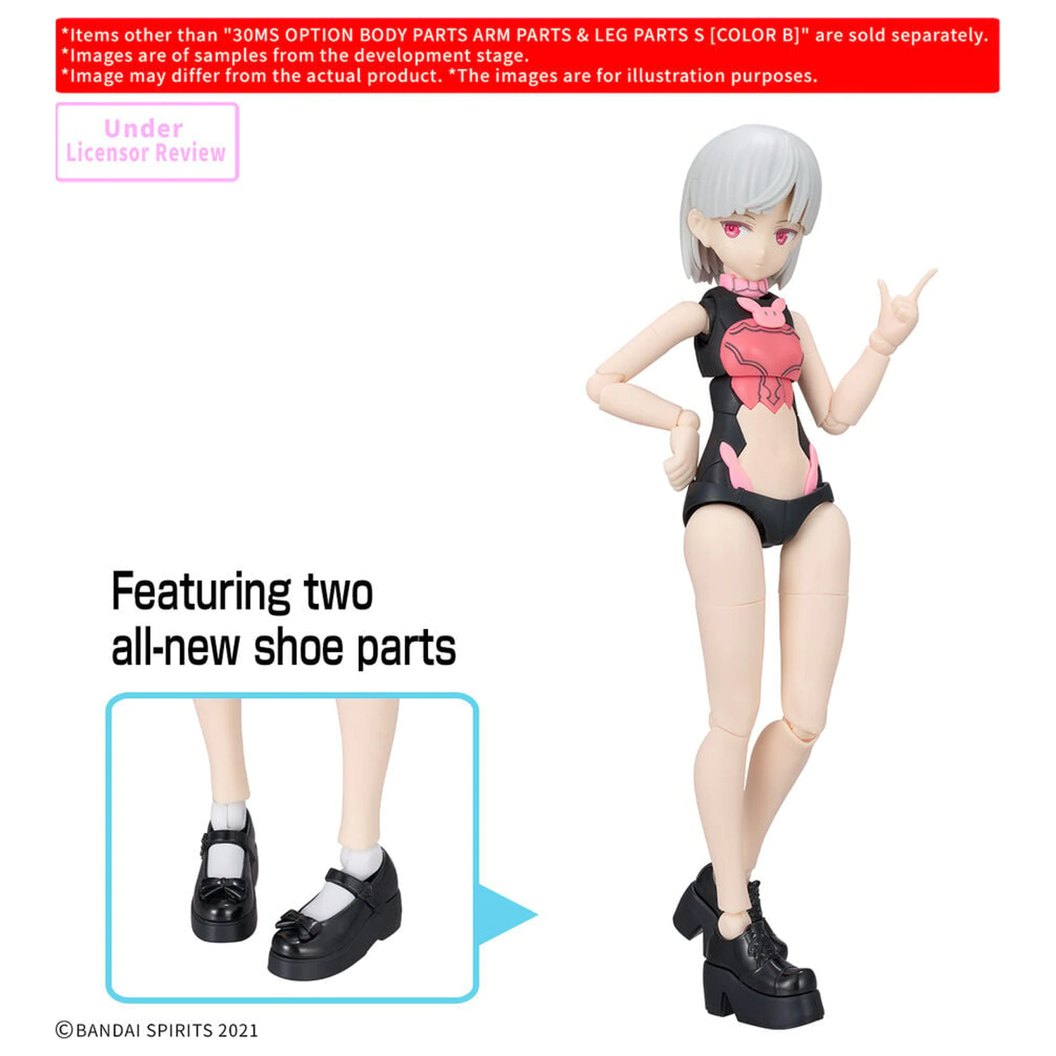 30MS Option Body Parts Arm Parts & Leg Parts S Color B Set de accesorii 30 Minutes Sisters poza produsului