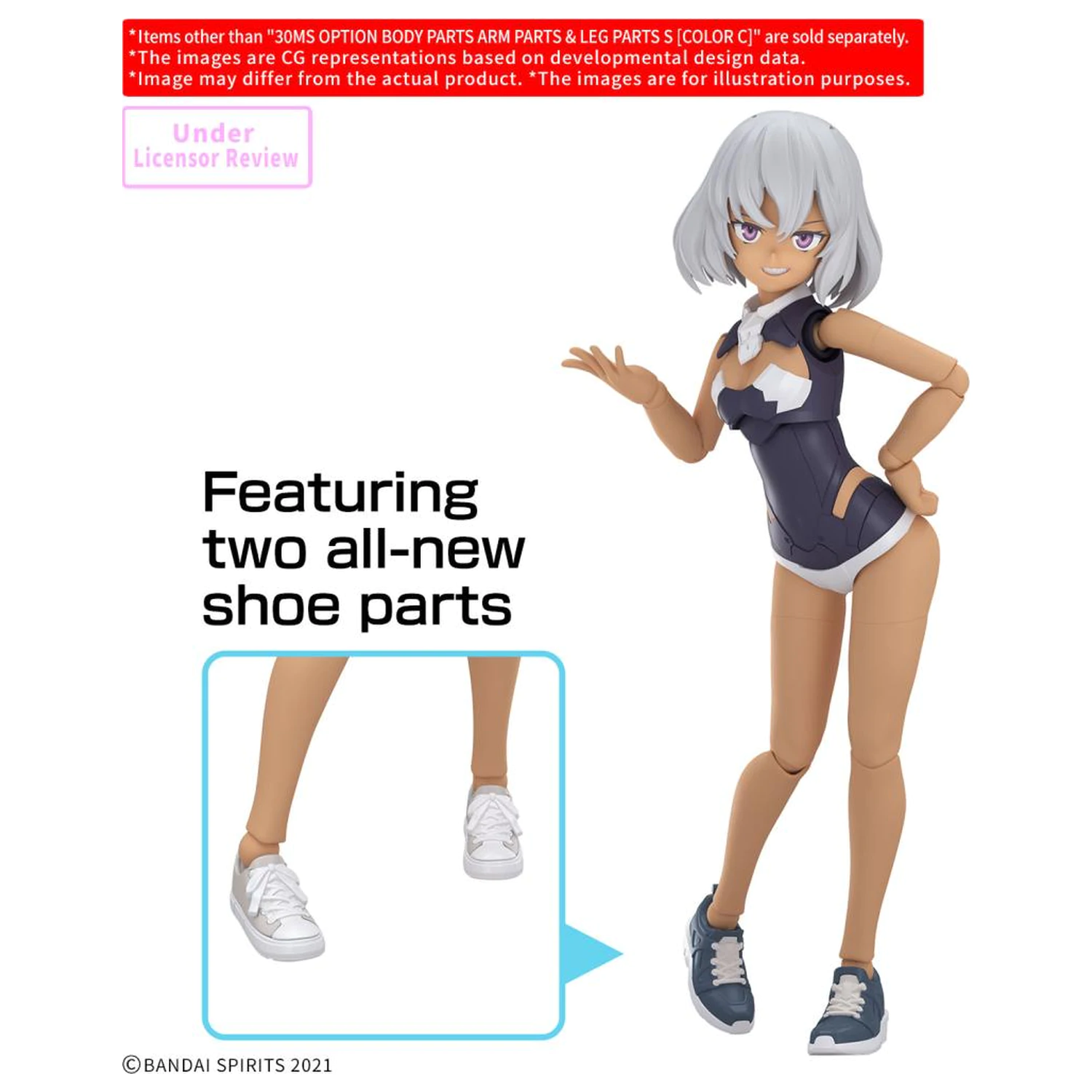 30MS Option Body Parts Arm Parts & Leg Parts S (Color C) Model Kit pachet accesorii poza produsului
