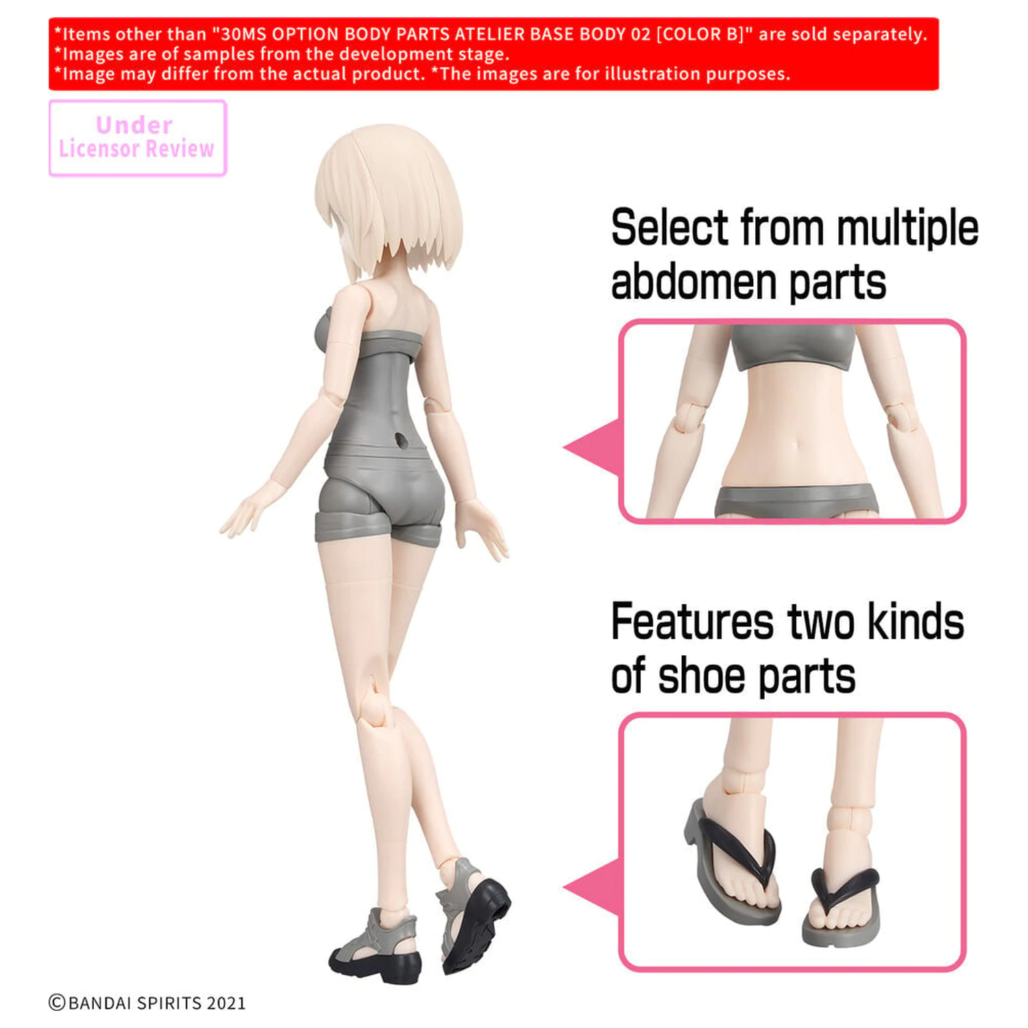 30MS Option Body Parts Atelier Base Body 02 Culoare B Set Accesorii 30 Minutes Sisters poza produsului