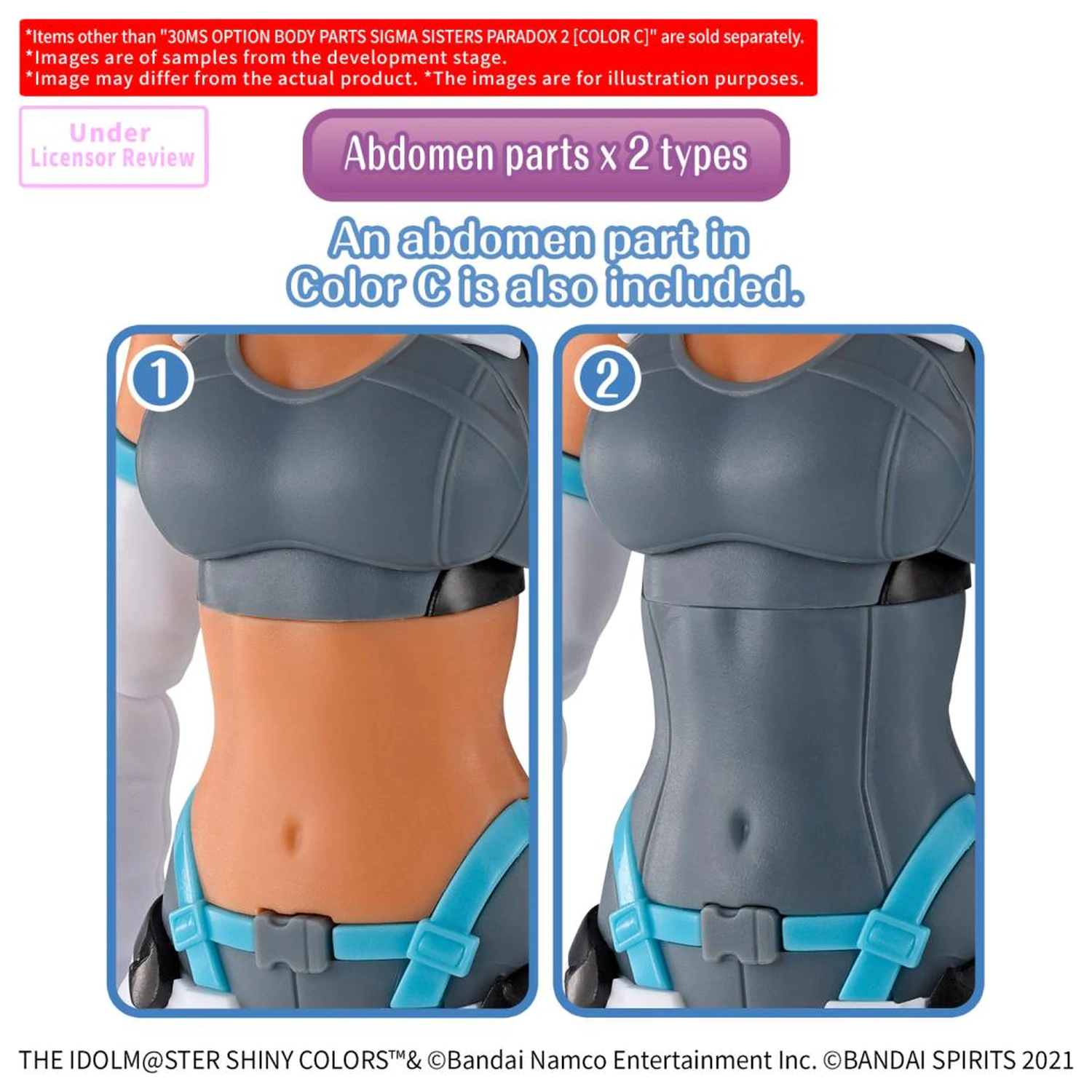30MS Option Body Parts Sigma Sisters Paradox 2 Color C pachet accesorii kit de modele poza produsului