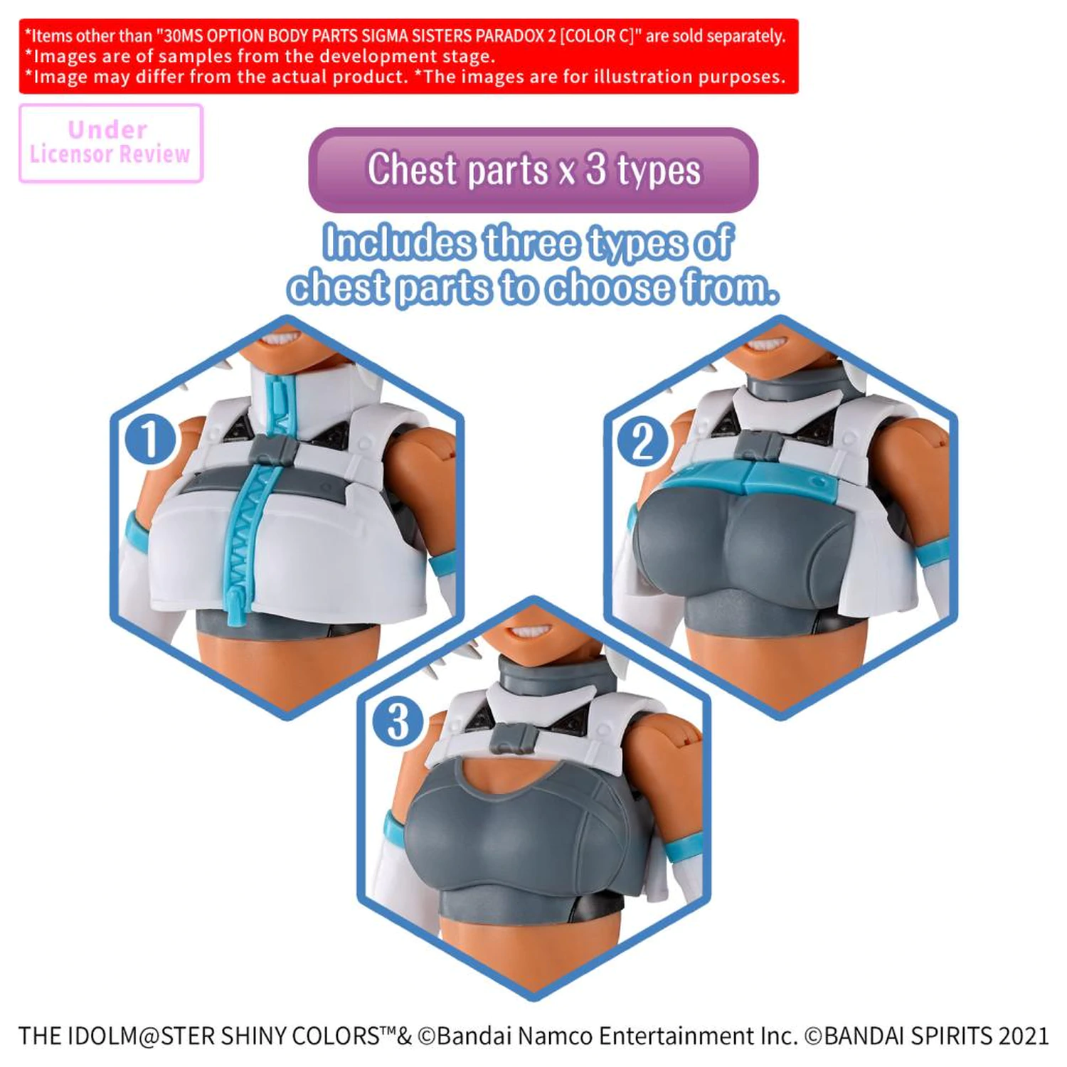 30MS Option Body Parts Sigma Sisters Paradox 2 Color C pachet accesorii kit de modele poza produsului