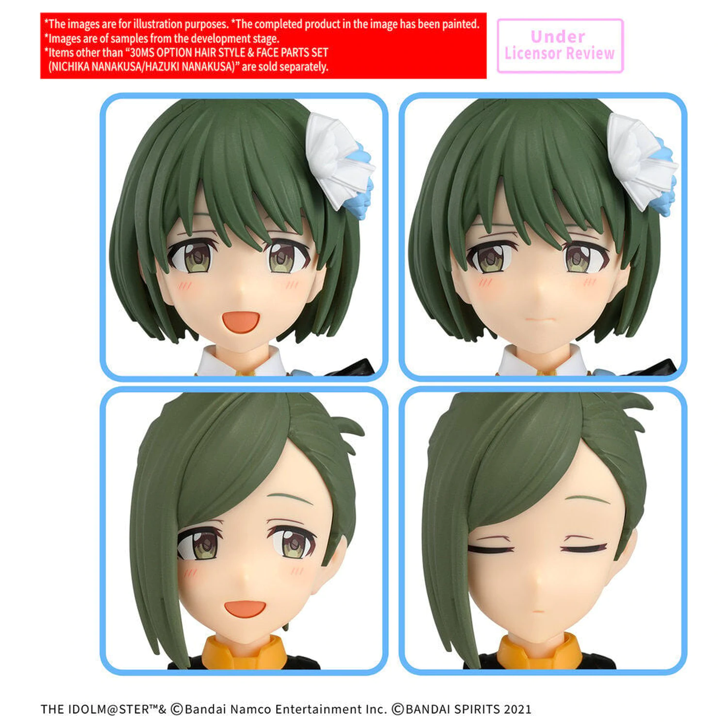 30MS Set Optiune Stil de Par si Piese de Fata Nichika Hazuki Nanakusa Accesoriu 30 Minutes Sisters poza produsului