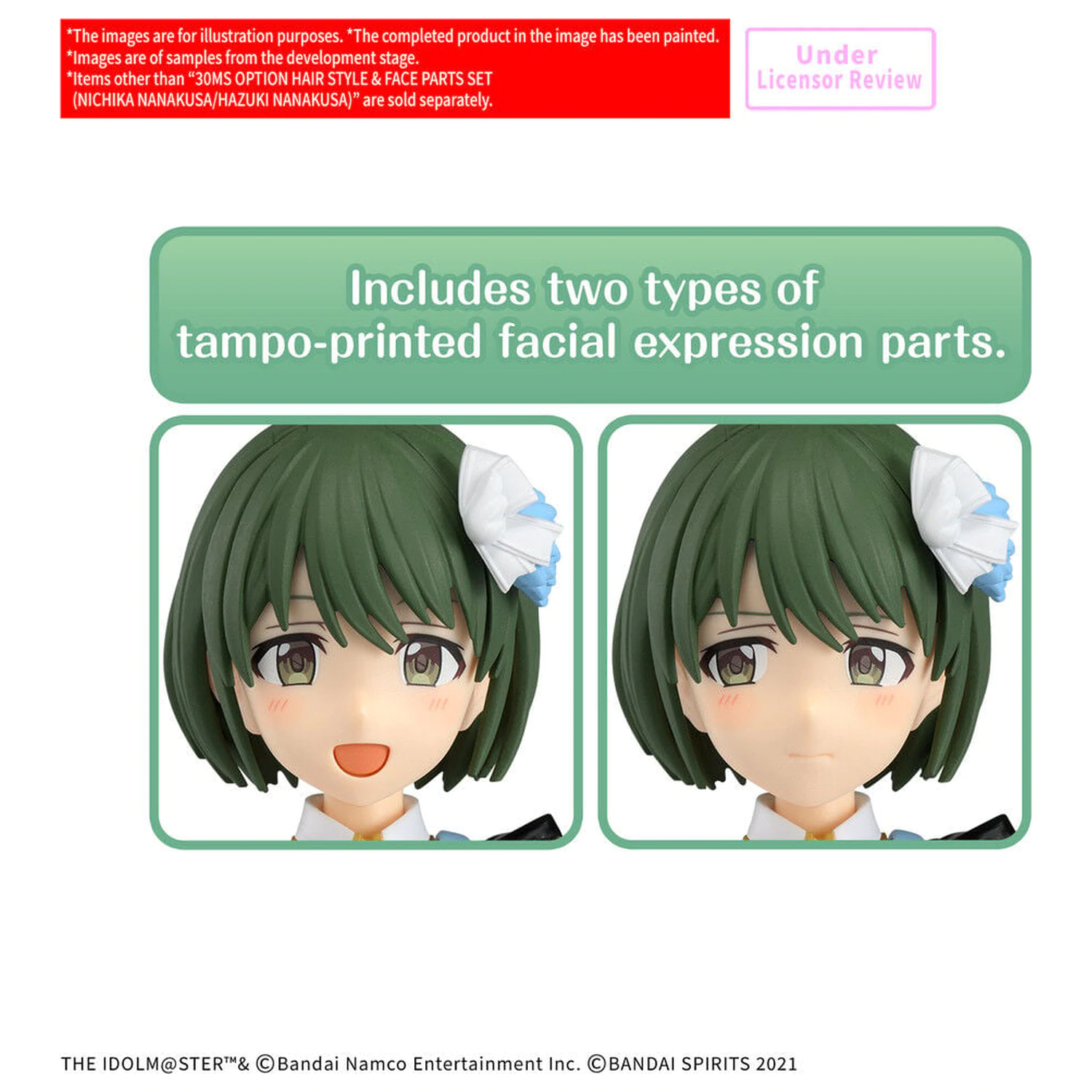 30MS Set Optiune Stil de Par si Piese de Fata Nichika Hazuki Nanakusa Accesoriu 30 Minutes Sisters poza produsului