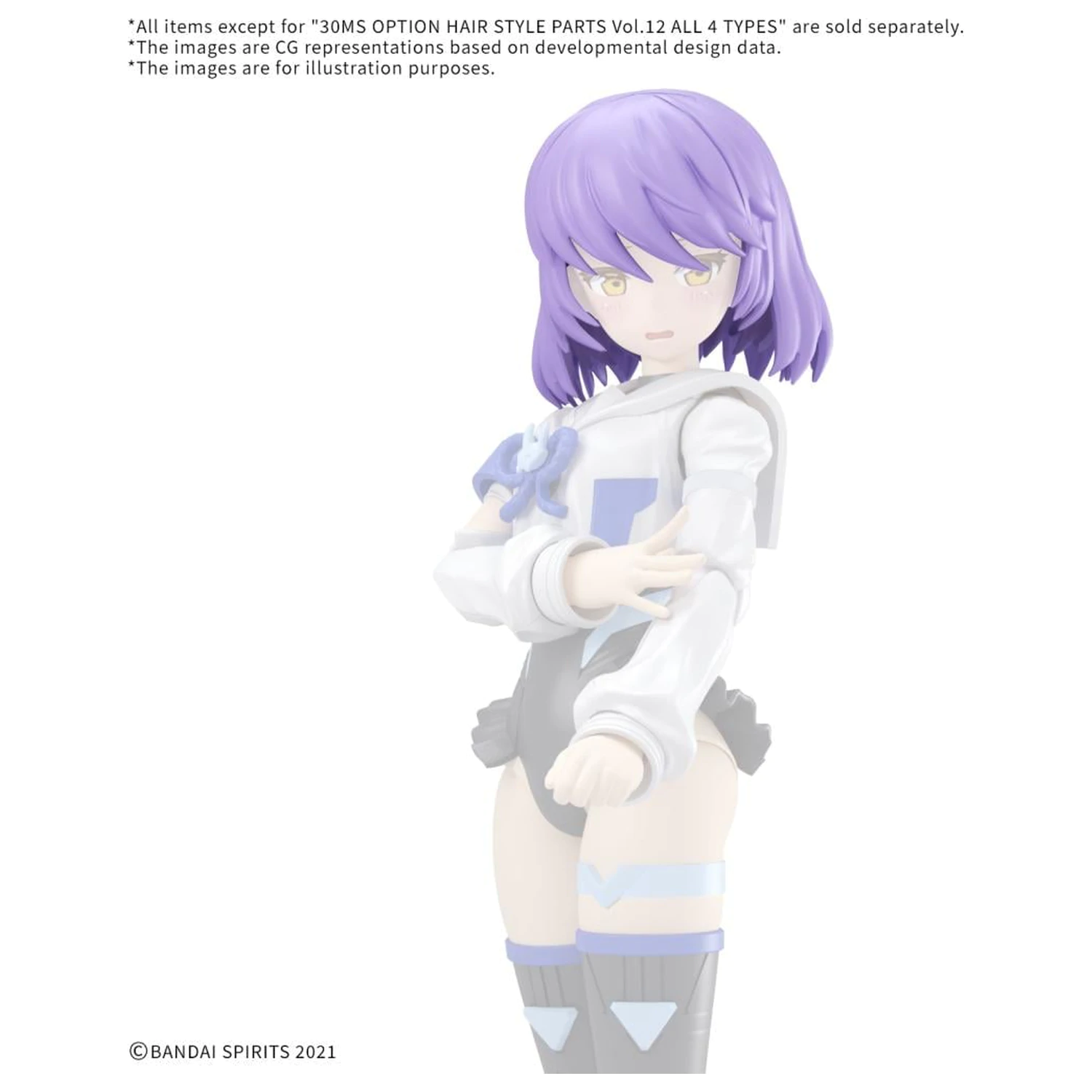 30MS Option Hair Style Parts Vol.12 Toate cele 4 tipuri de kit-uri model poza produsului