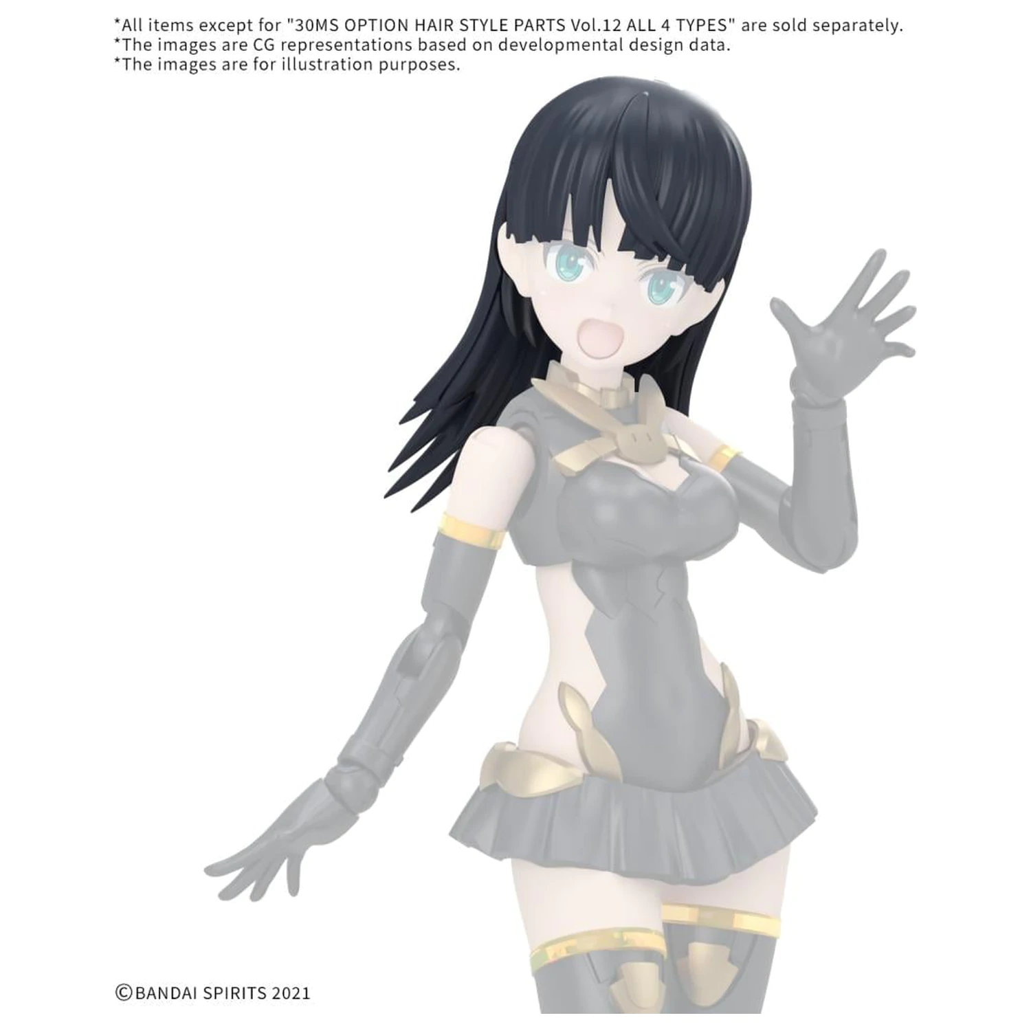 30MS Option Hair Style Parts Vol.12 Toate cele 4 tipuri de kit-uri model poza produsului