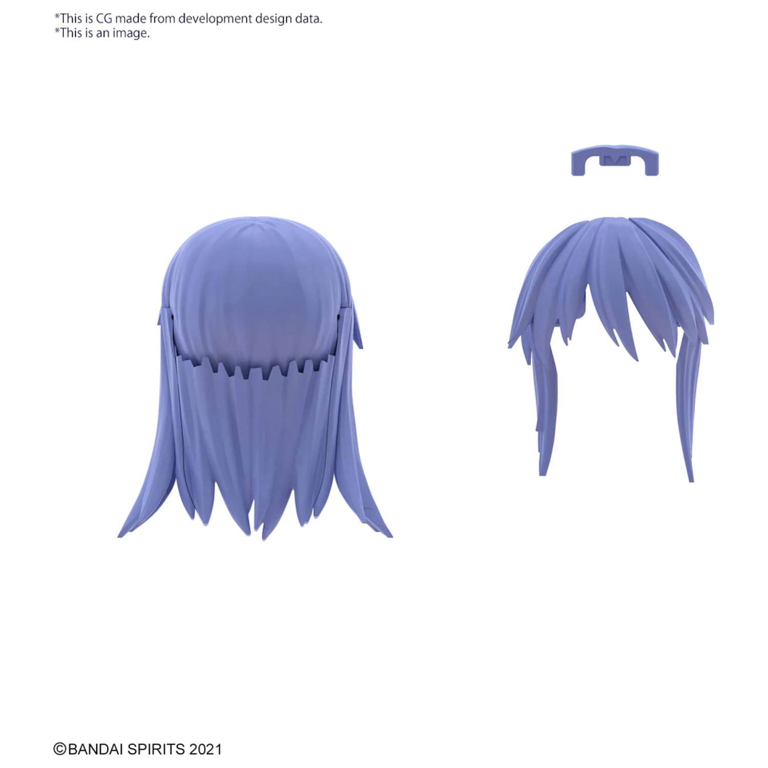 30MS Option Hair Style Parts Vol.8 All 4 Types Kit Model poza produsului