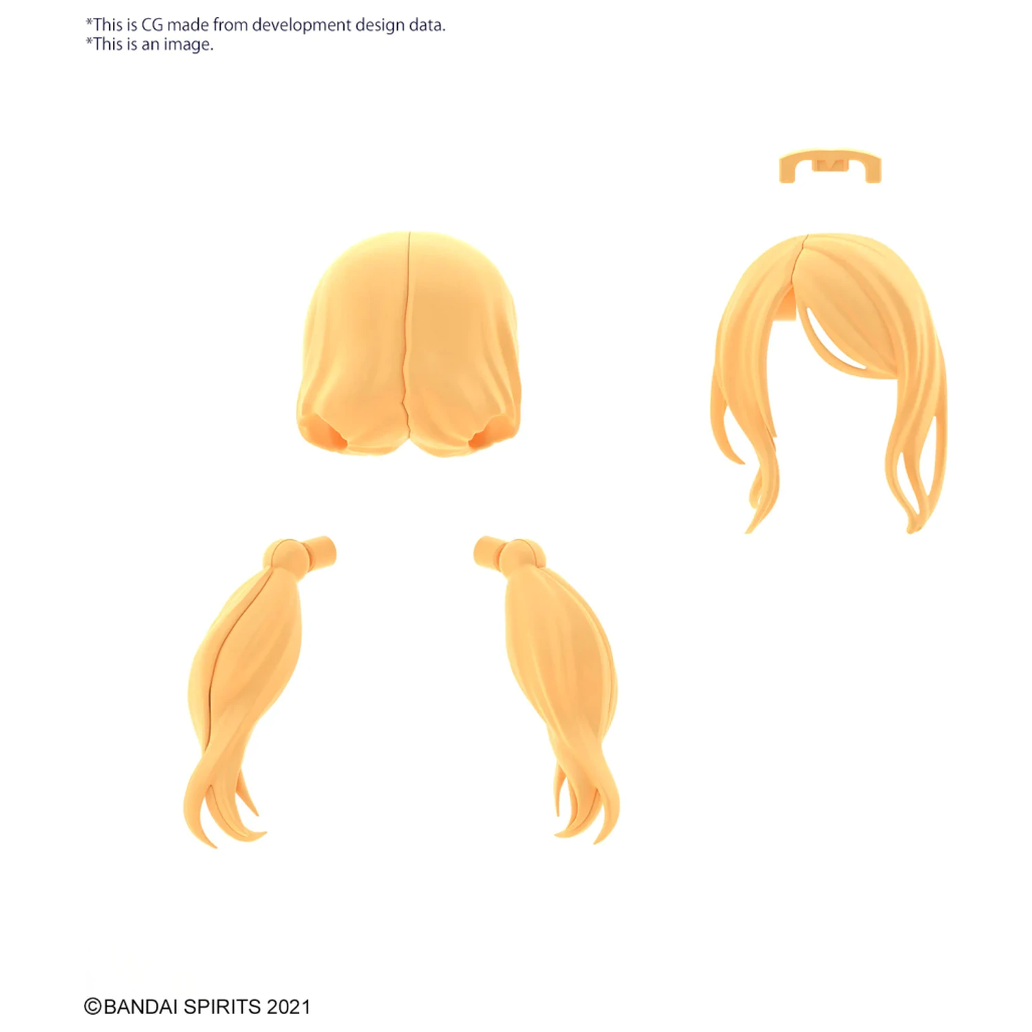 30MS Option Hair Style Parts Vol.8 All 4 Types Kit Model poza produsului