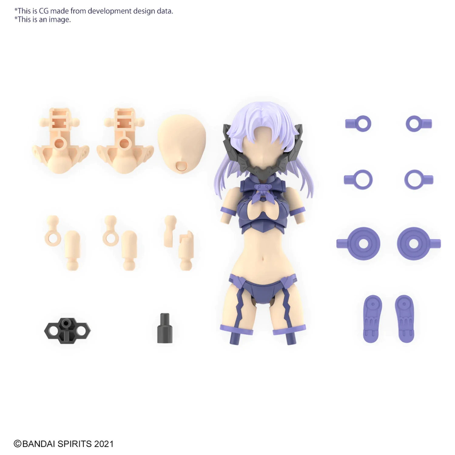 30MS Option Parts Set 11 (Costum Fang) Culoare A Kit de Model poza produsului