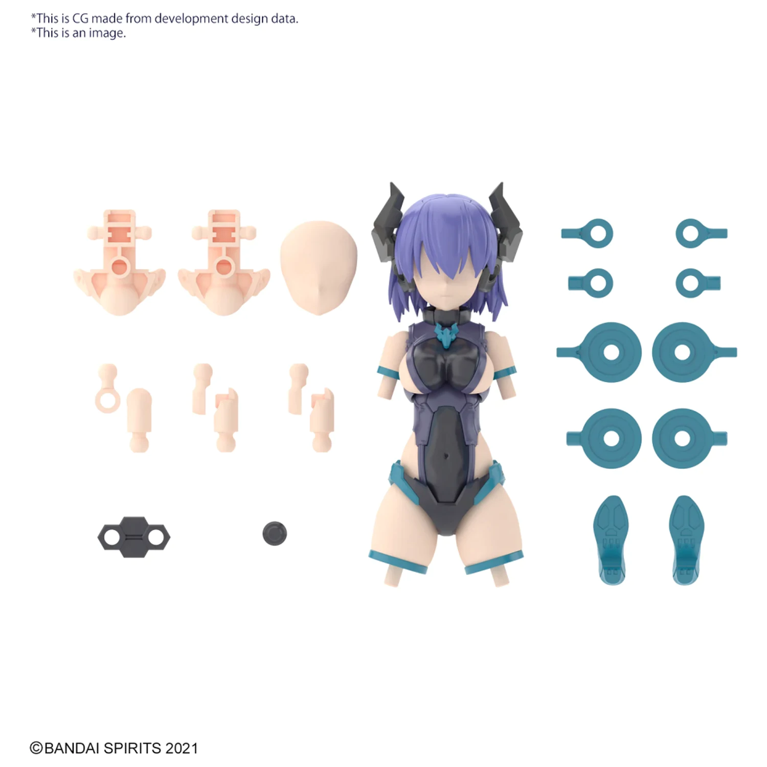 30MS Option Parts Set 7 (Evil Costume) "Color A" Model Kit poza produsului