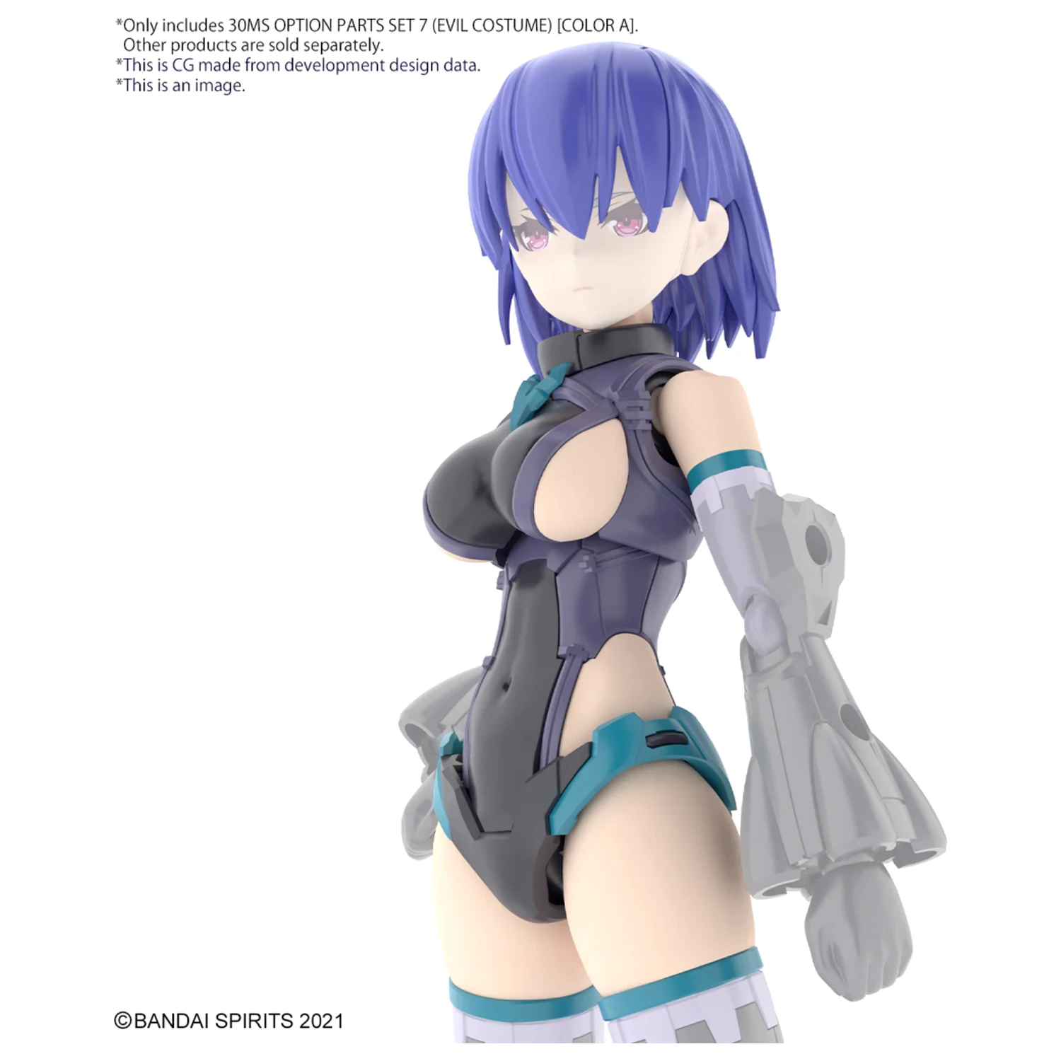 30MS Option Parts Set 7 (Evil Costume) "Color A" Model Kit poza produsului