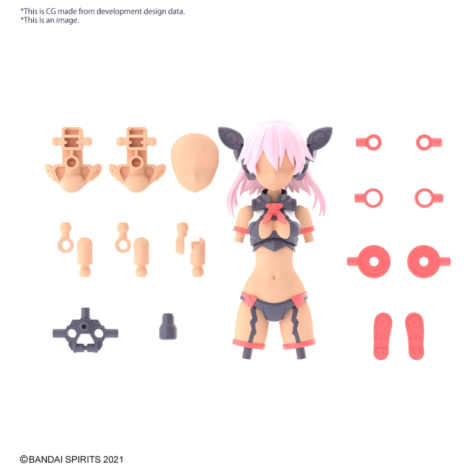 30MS Option Parts Set 8 (Scout Costume Color C) Kit de model poza produsului